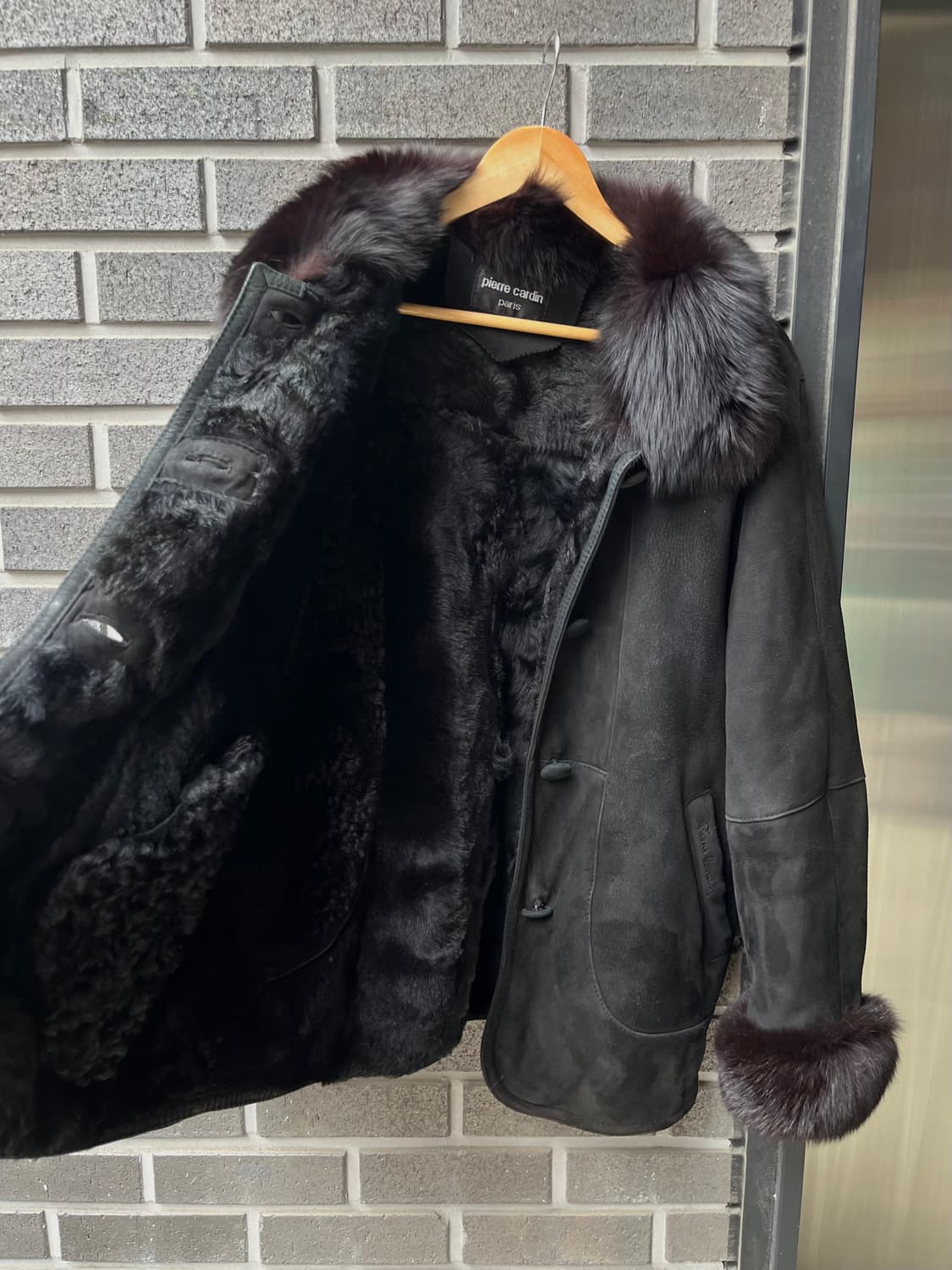 90s PIERRE CARDIN 피에르가르뎅 램스킨 자켓 상품이미지5