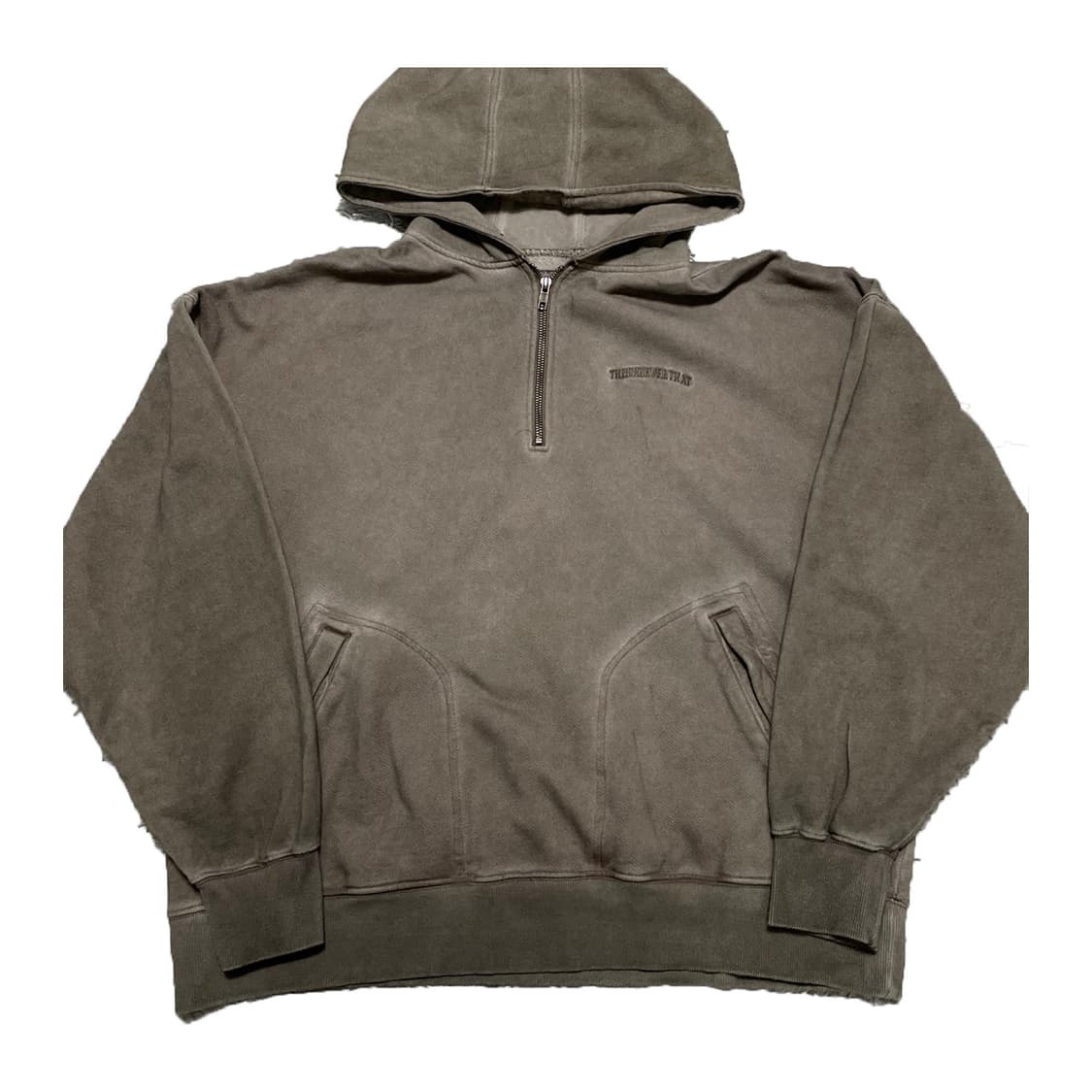 (새상품) M(XL) 디스이즈네버댓 피그먼트 워싱 후드 상품이미지2