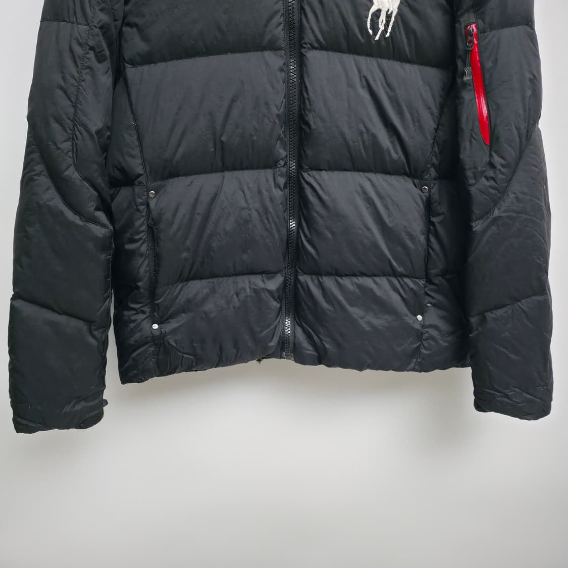 [L] 폴로 랄프로렌 블랙 빅포니 패딩 상품이미지3