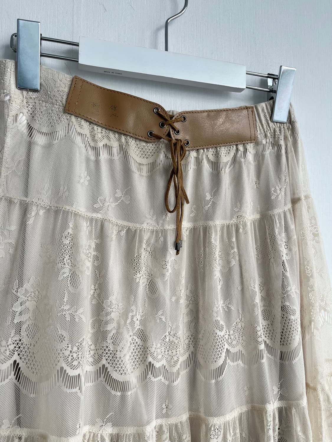 I♡nana 레이스 아일렛 스커트 상품이미지2