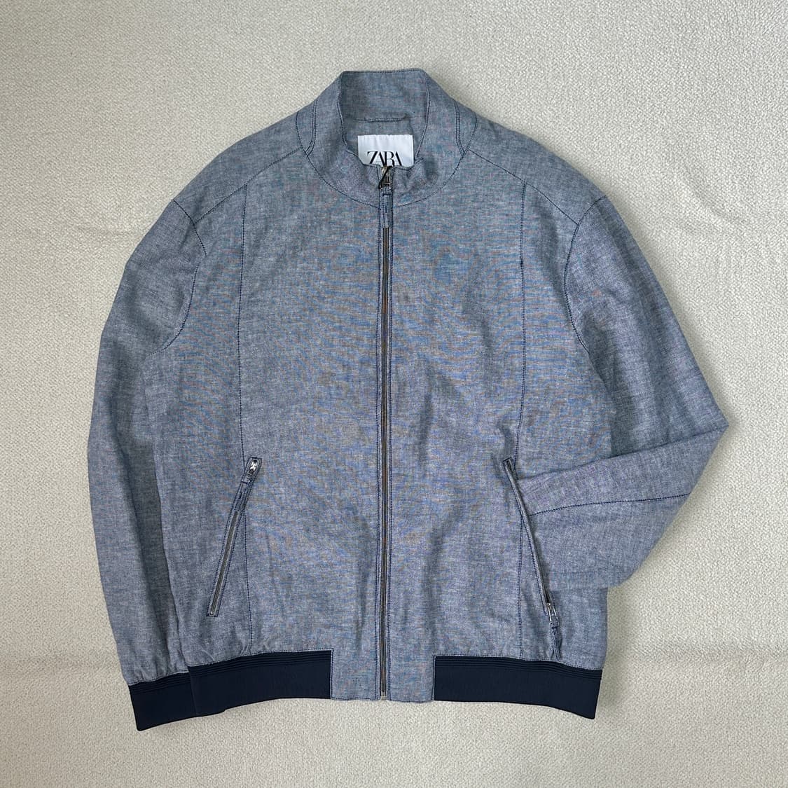 자라 린넨 블루종 자켓 상품이미지1