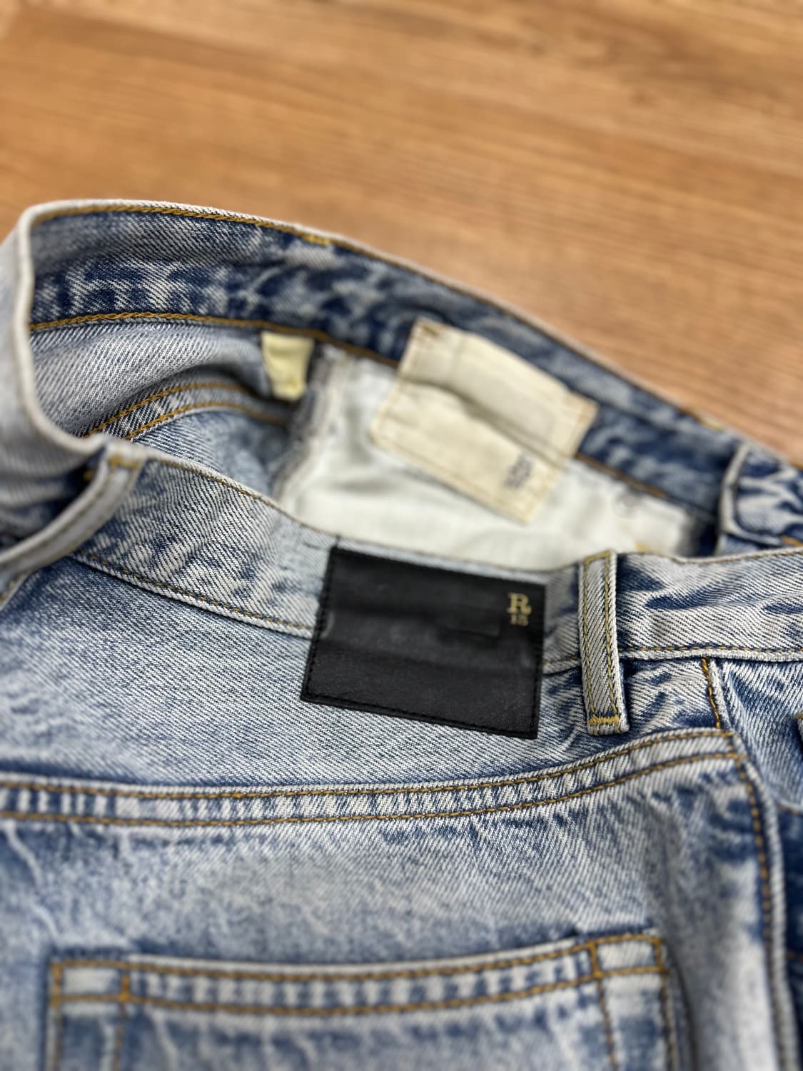 (24)R13 알써틴 레이어드 크롭진 상품이미지8