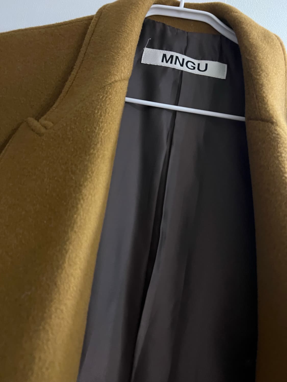 카라멜 더블 브레스트 울코트 상품이미지3