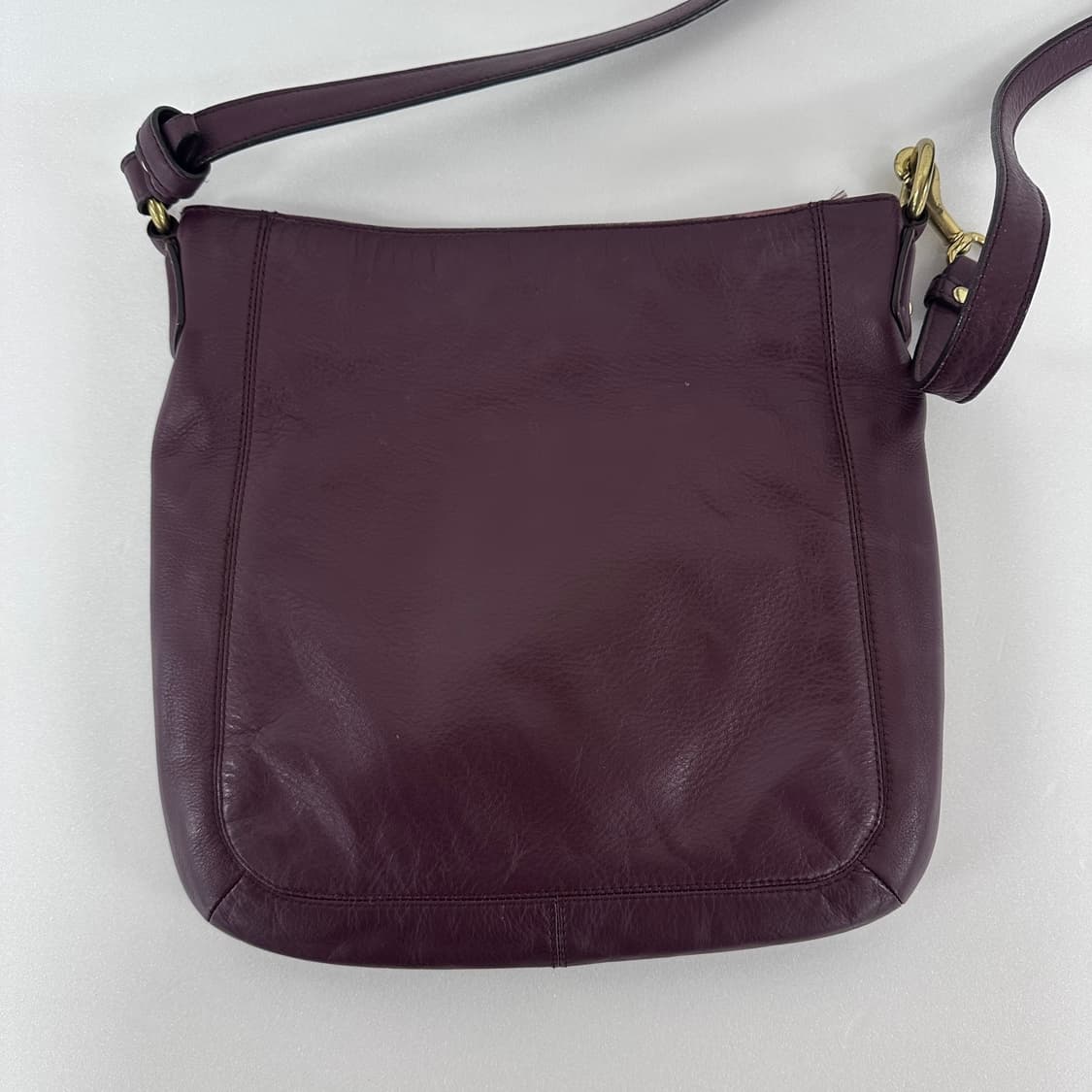 COACH 코치 버건디 가죽 숄더백 크로스백 상품이미지4