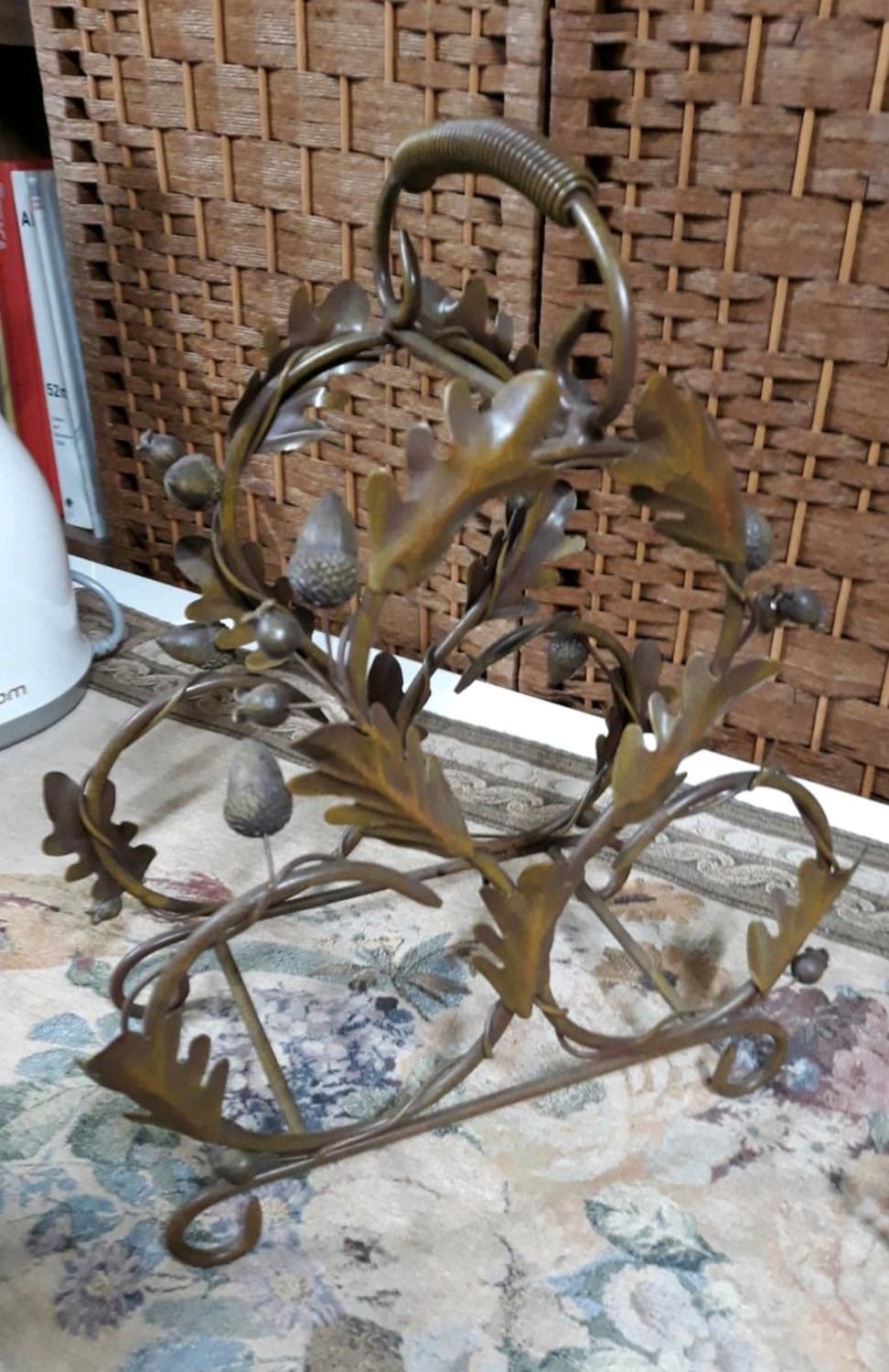 서양엔틱~고급 철재장식 진품 와인렉 와인걸이 거치대 진열대 주방인테리어 상품이미지6