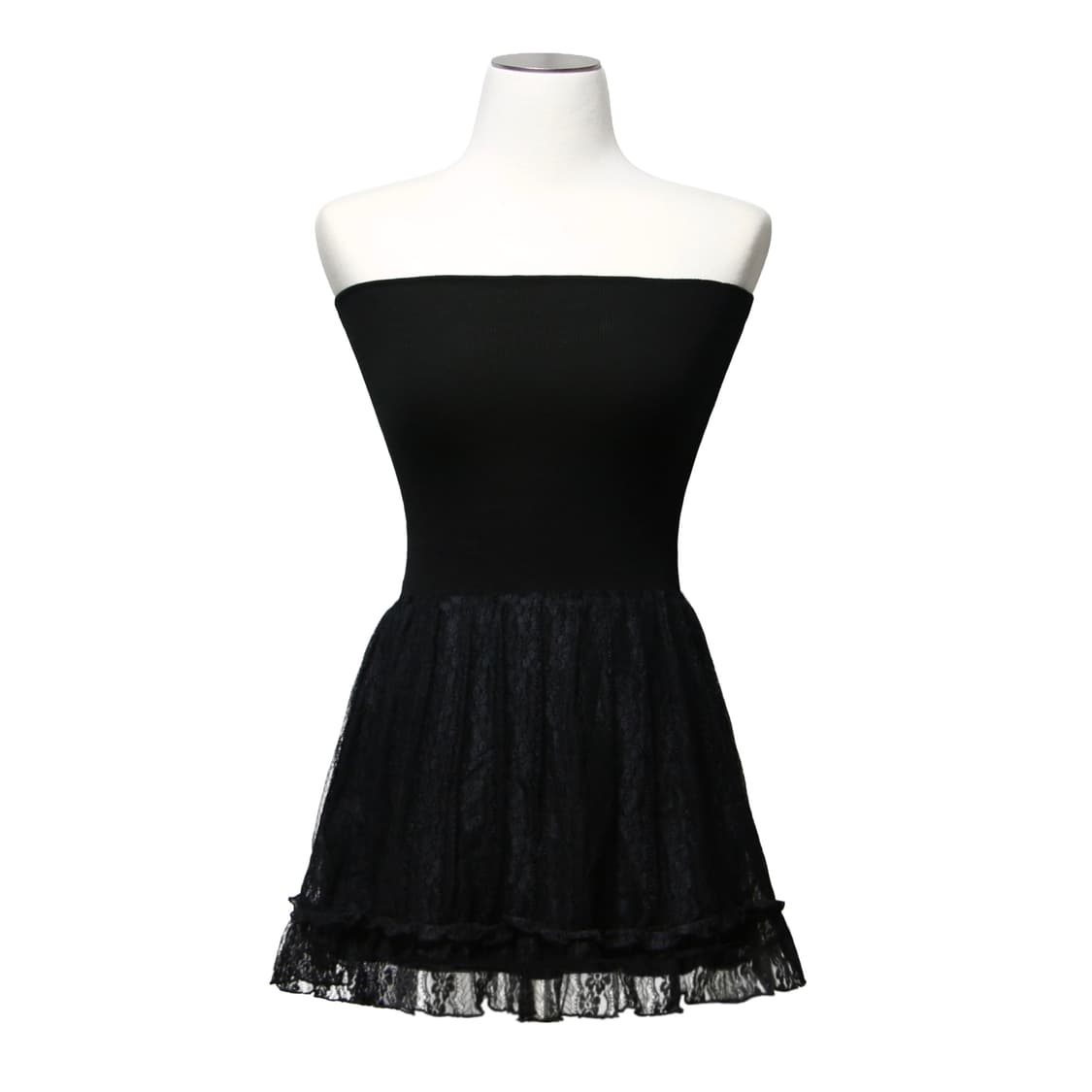 Lace Frill Tube top 상품이미지2
