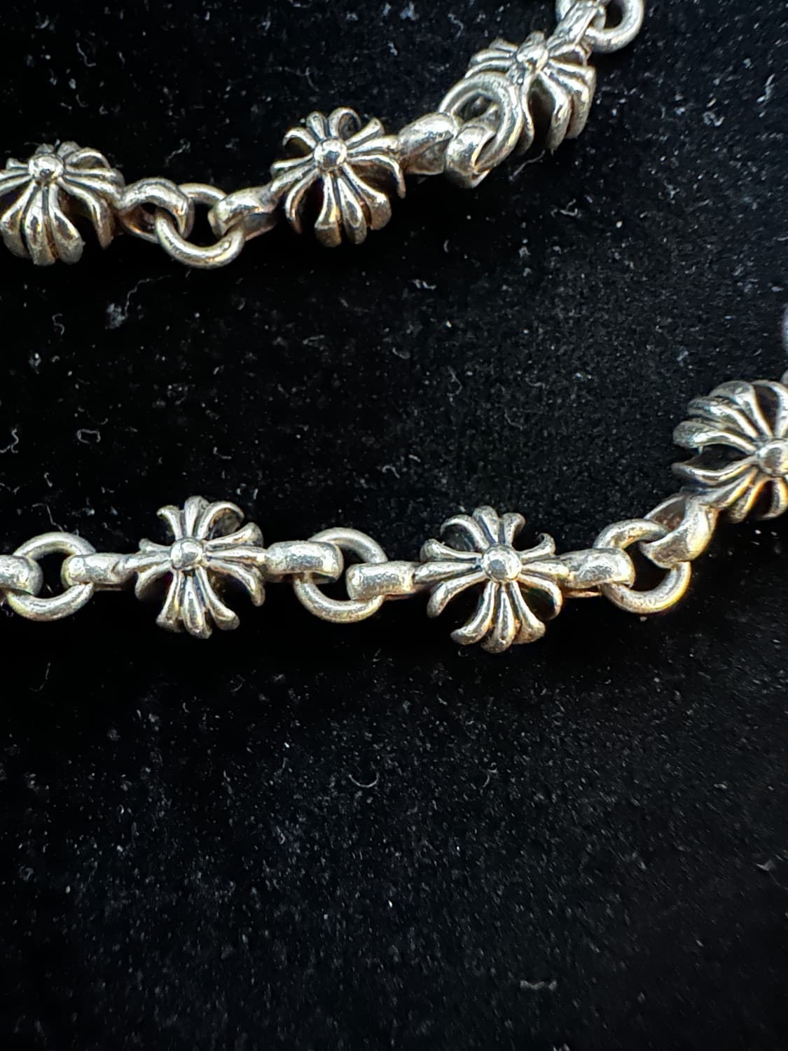 2000s 크롬하츠 올드 플라워 링크 체인 (56cm) 상품이미지5