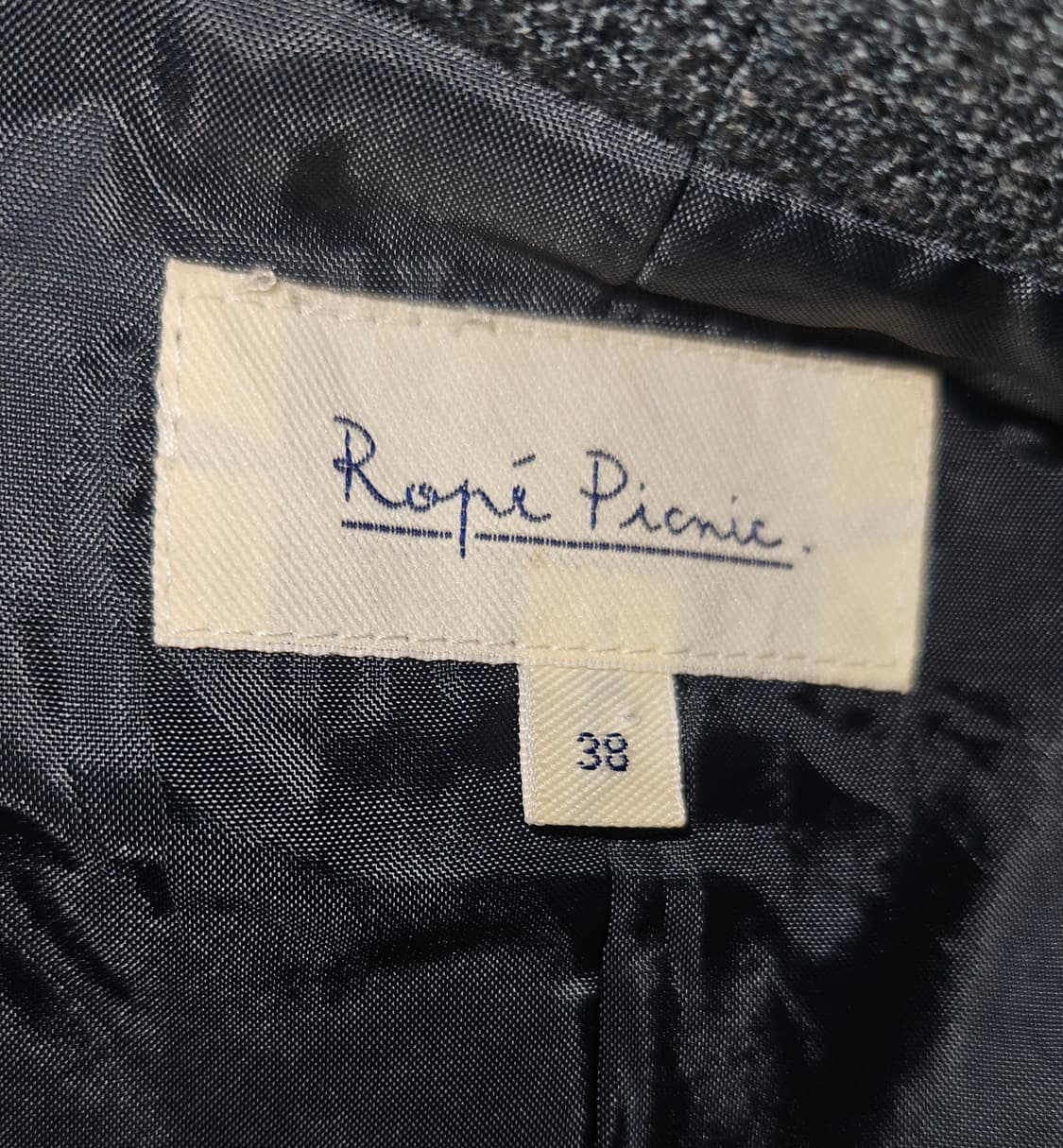 rope picnic 다크그린 러플 블레이저 상품이미지4