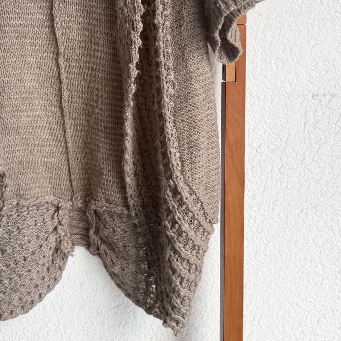 모카 니트 숄 가디건 상품이미지3