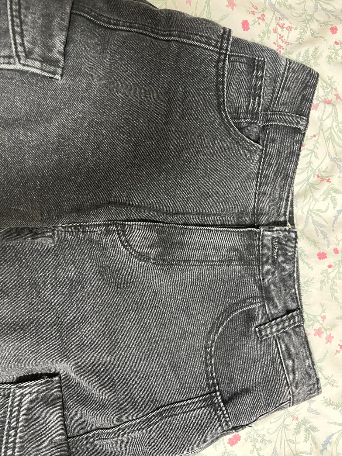 코이세이오 라운드 포켓 카고 진스 블랙 상품이미지5