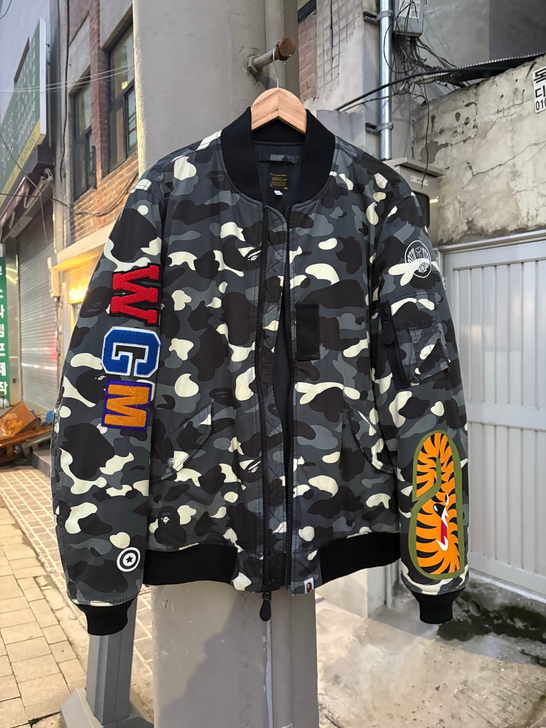 베이프 시티 카모 블랙 마원 상품이미지6