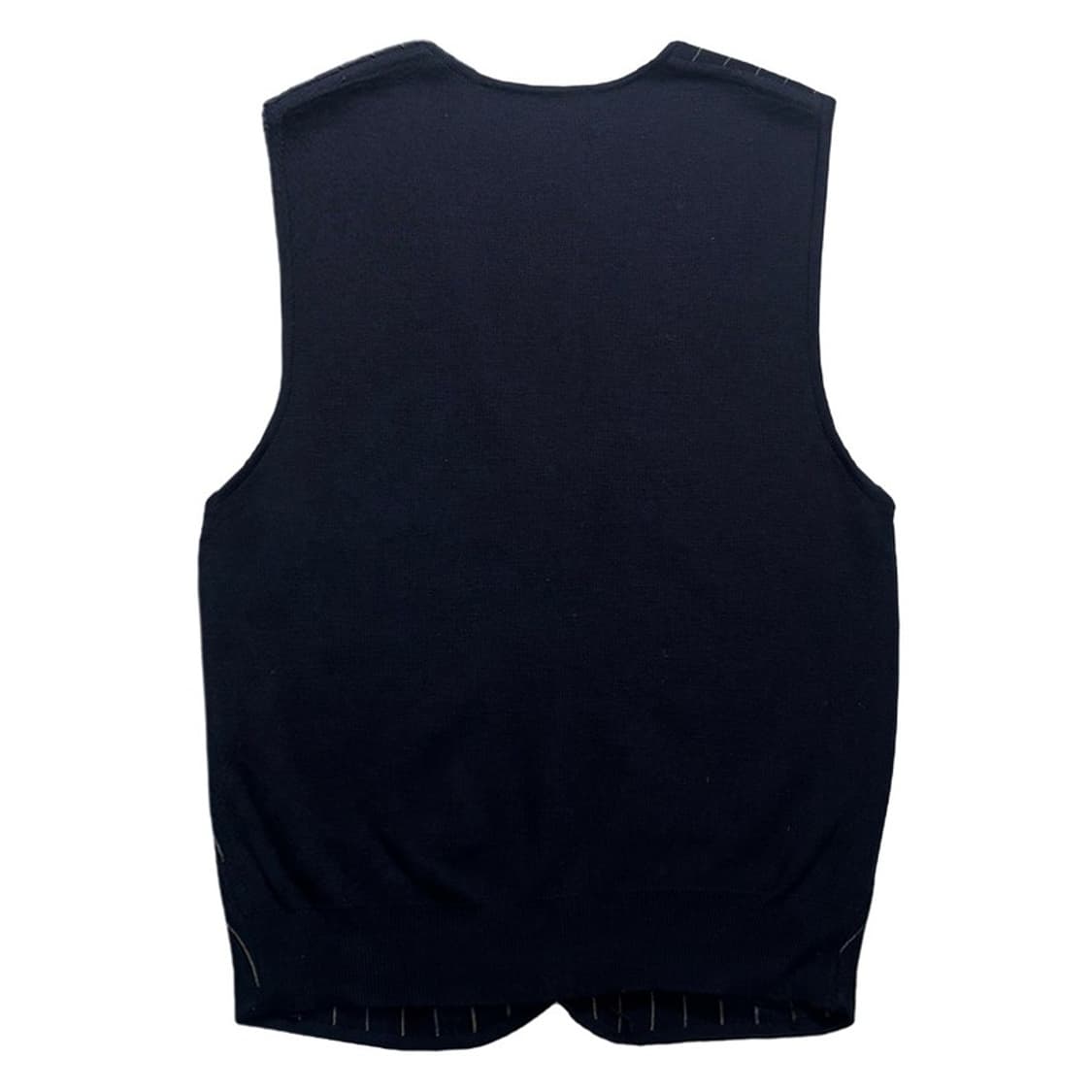 입생로랑 스트라이프 블랙 니트 조끼 100 상품이미지6