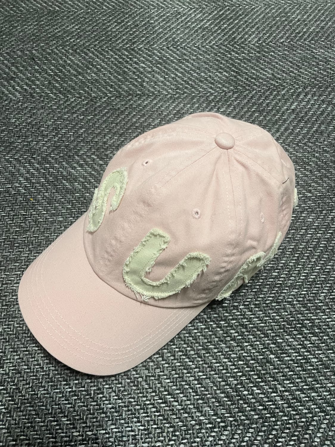 썬러브 볼캡 Sunlove Cut Off Capital Cap Pink 상품이미지3