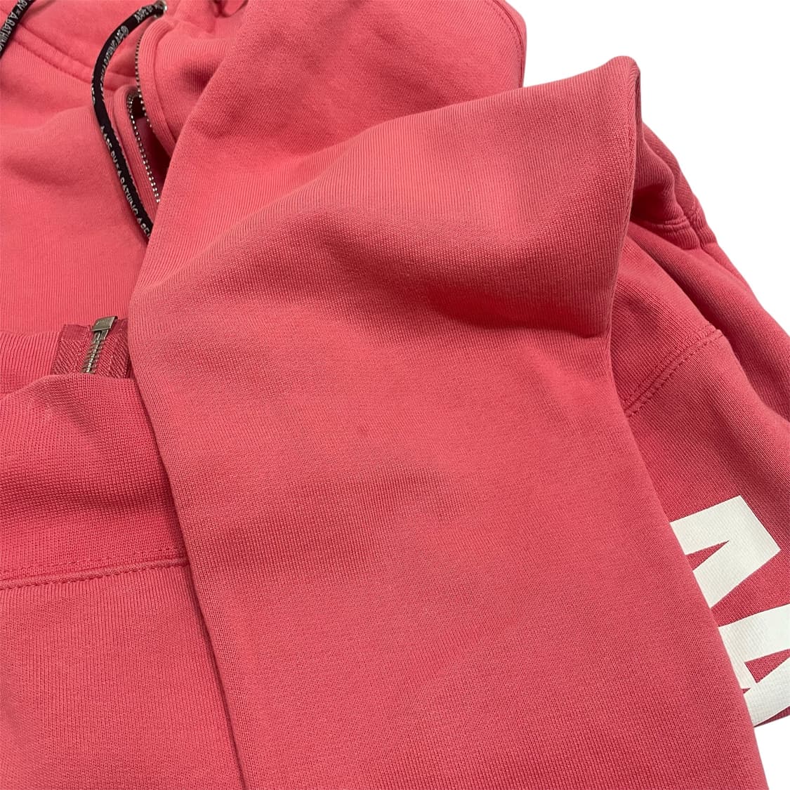 XL) 베이프 에이프 핑크 로고 프린팅 후드 집업 상품이미지9