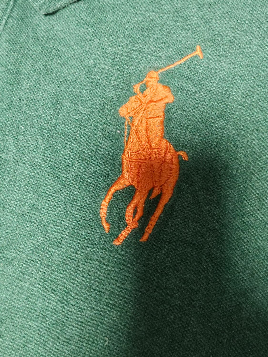 폴로랄프로렌 빅포니 카라티 카라티셔츠 그린 M 상품이미지2