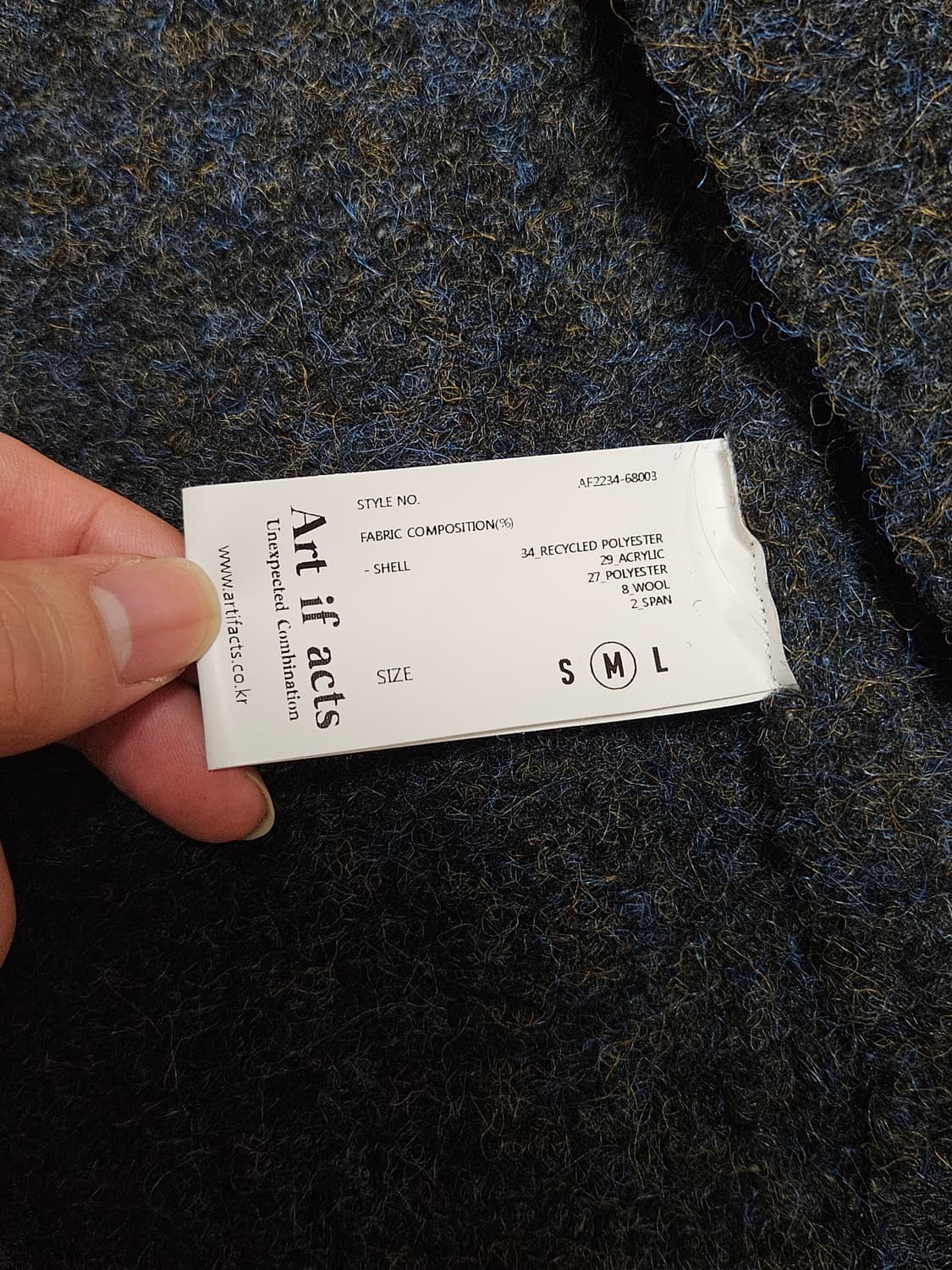 ART IF ACTS cowichan knit cardigan  상품이미지3