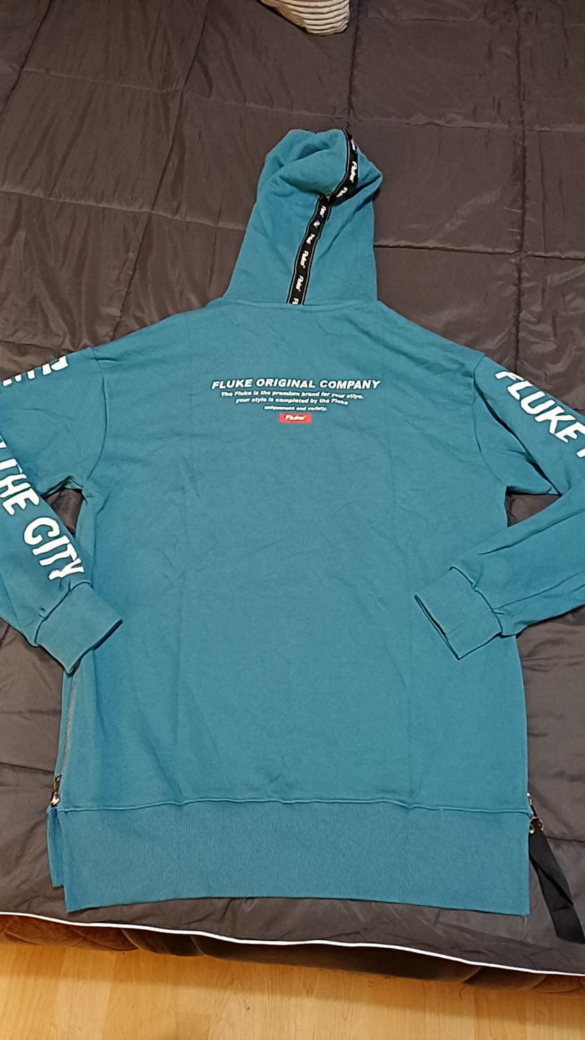 플루크 미사용 후드 실측105 가슴58 기장78 상품이미지6