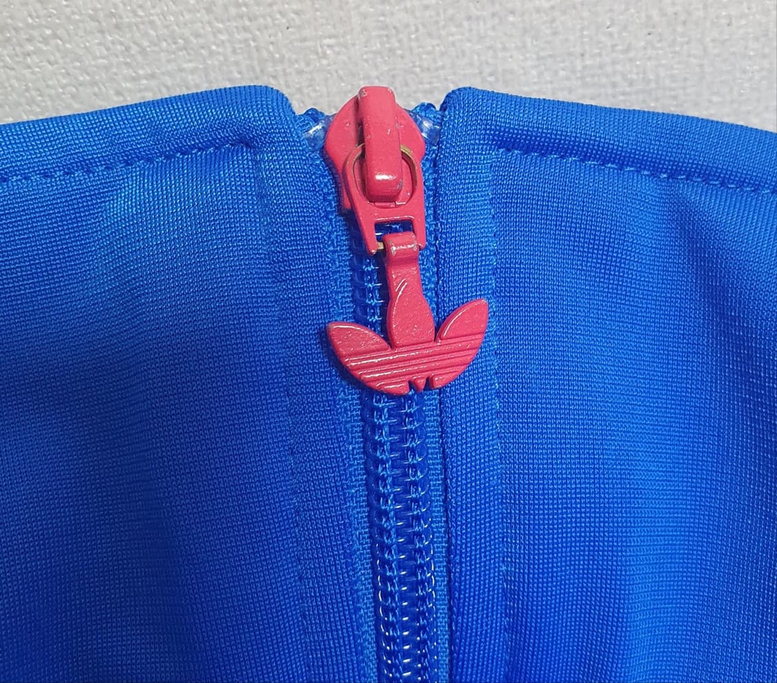 아디다스 져지 블루 핑크 삼선 트랙탑 파이어버드 95 상품이미지5