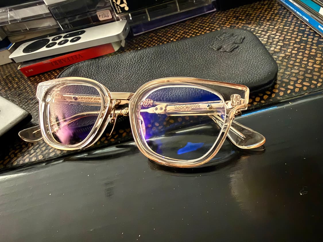 크롬하츠 덕버터 크리스탈/골드 안경 상품이미지7