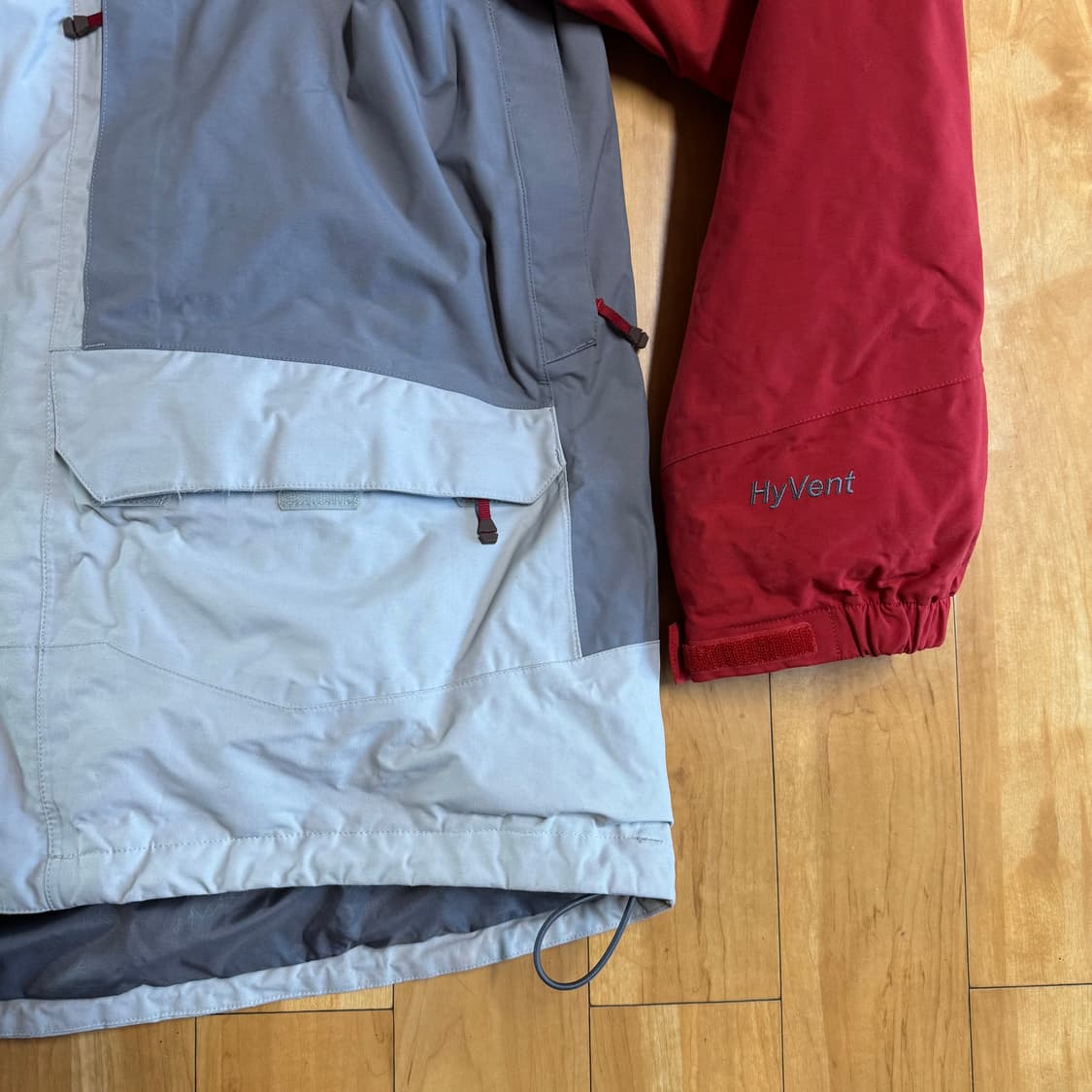 노스페이스 하이벤트 스키 자켓 레드/그레이 US L 상품이미지3
