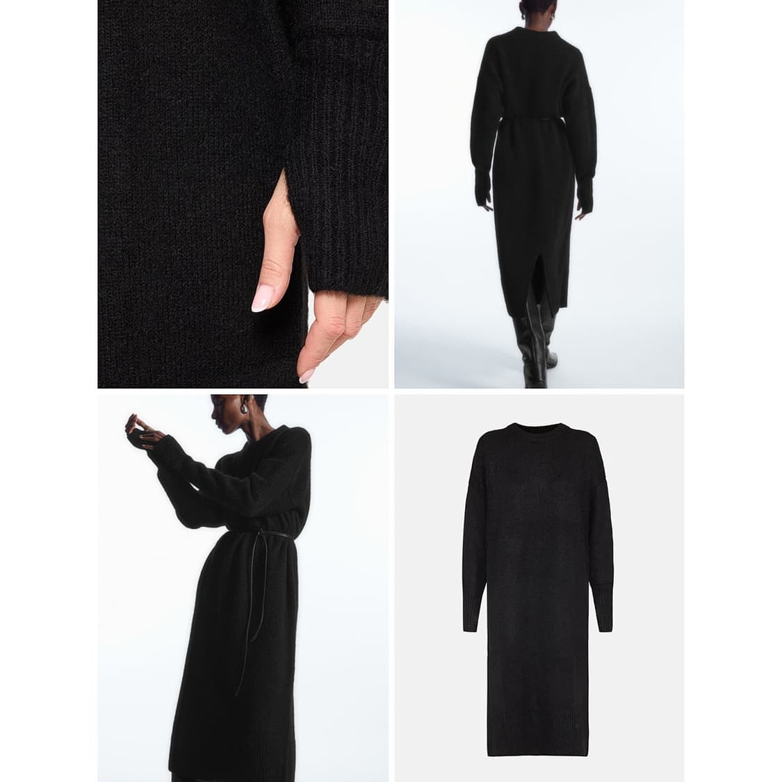 코스 COS 신상 알파카 울 니트 원피스 상품이미지2