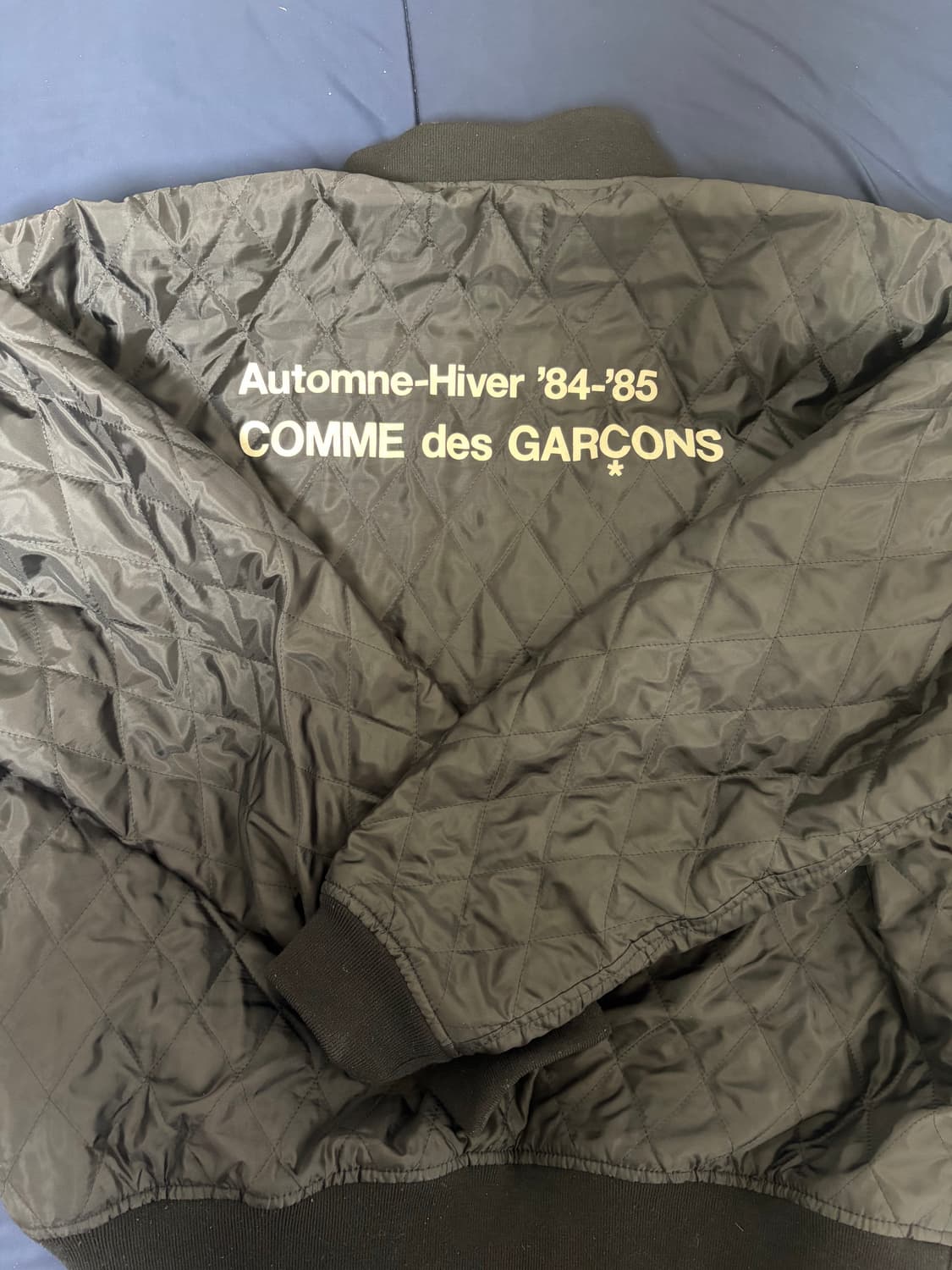 꼼데가르송 cdg 스태프 퀼팅 블루종 자켓 2xl 상품이미지1