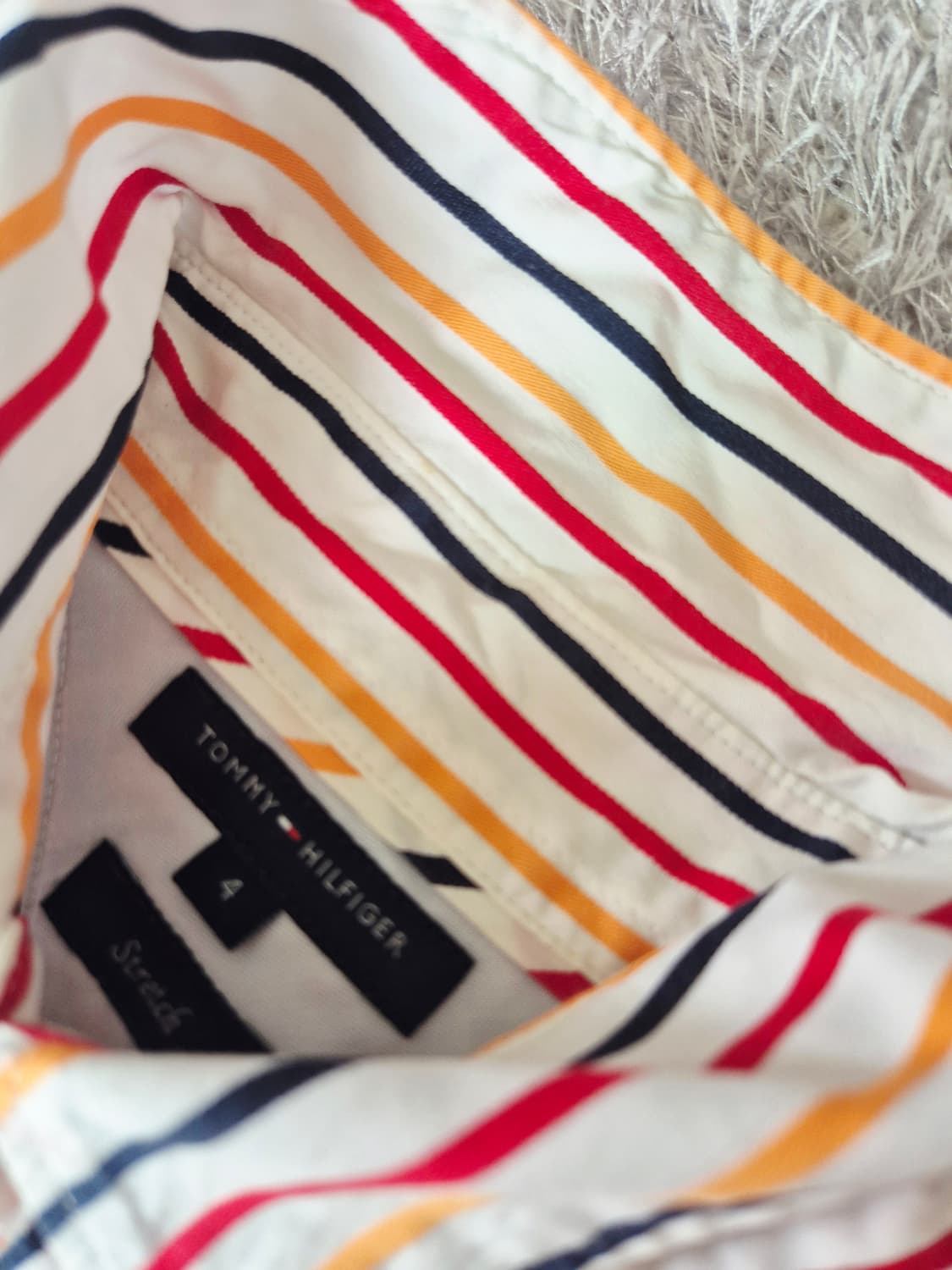 타미힐피거 스트라이프 패턴 셔츠 상품이미지4