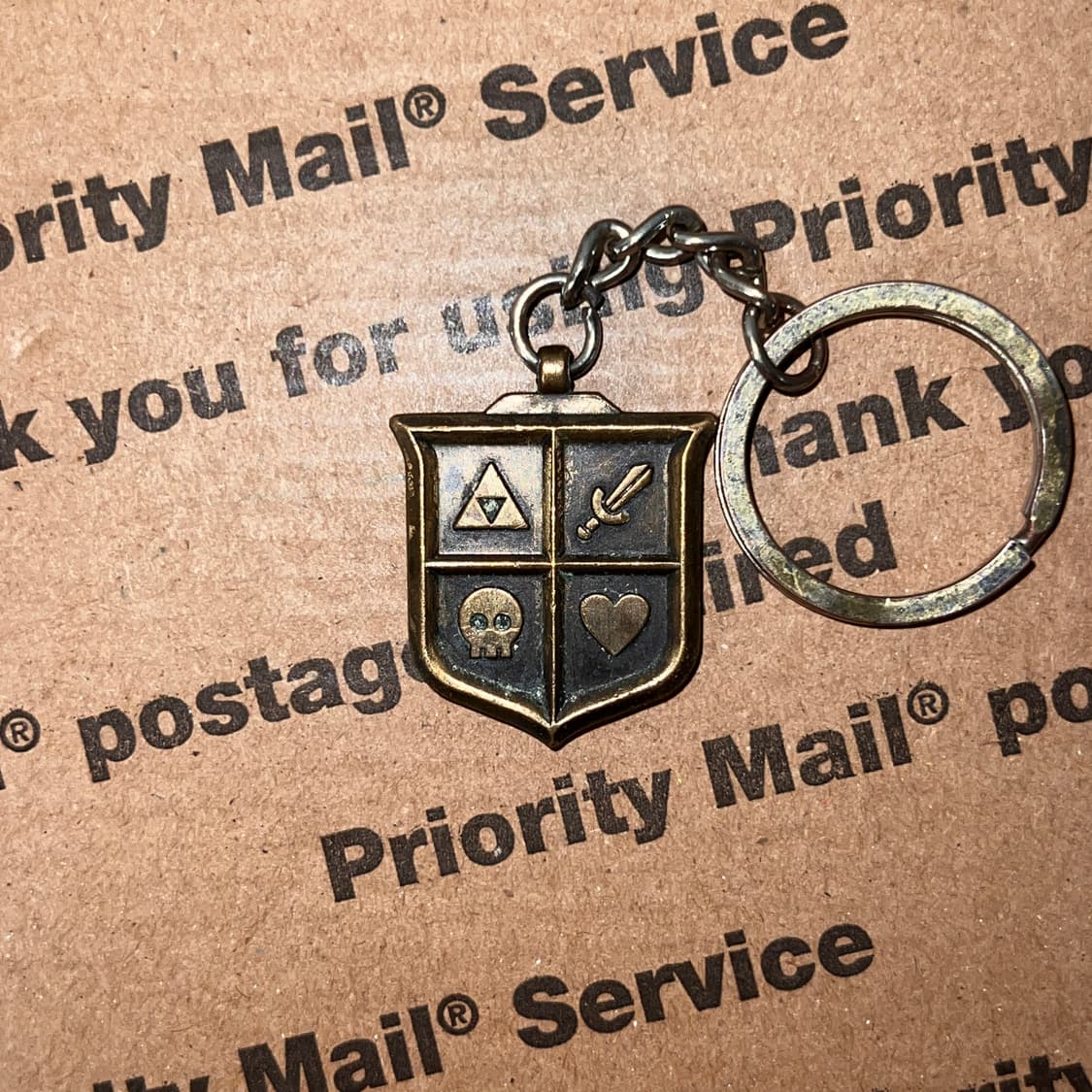 90s vtg Crest Emblem Keyring 상품이미지1