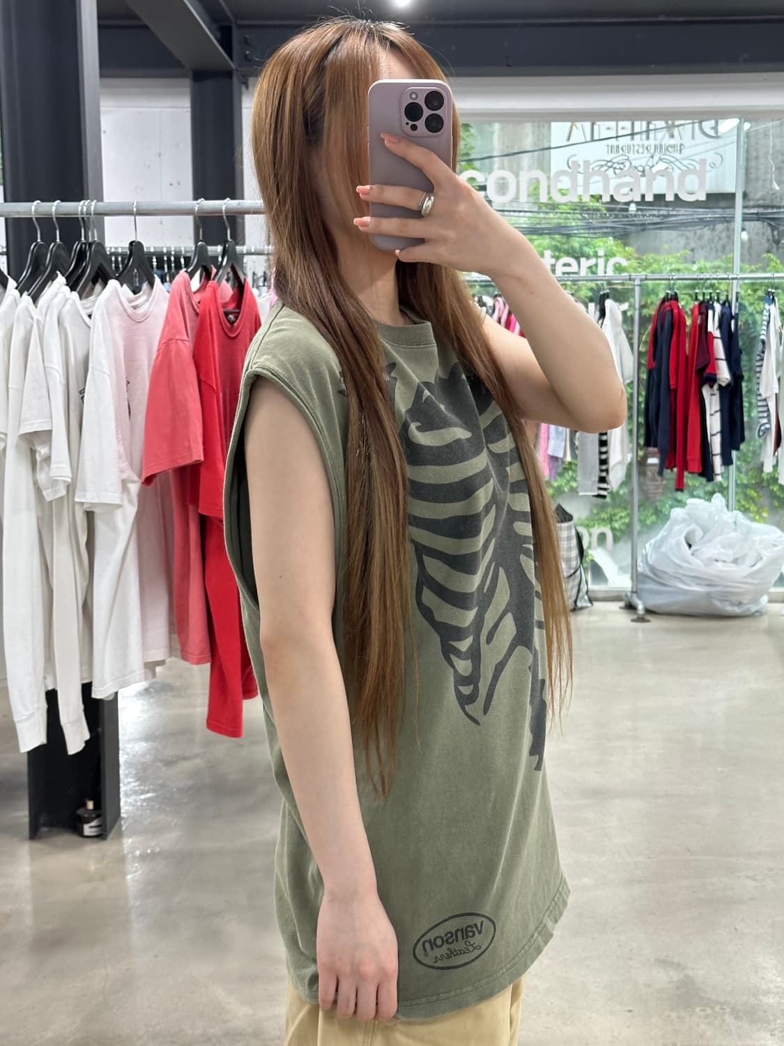 벤슨 본 스켈레톤 나시 카키 상품이미지4