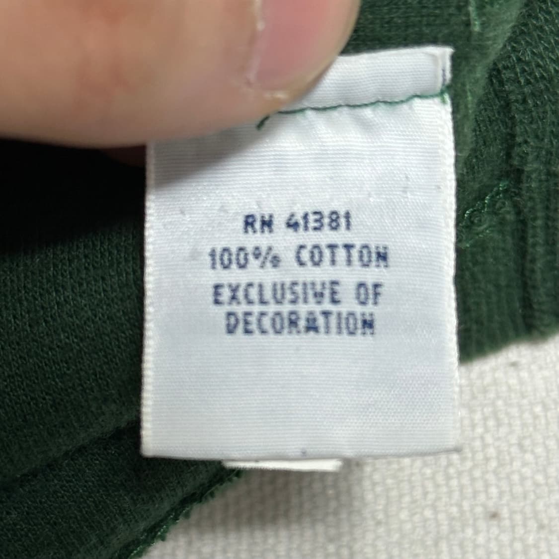 M 폴로랄프로렌 그린 반집업 코튼 니트  상품이미지5