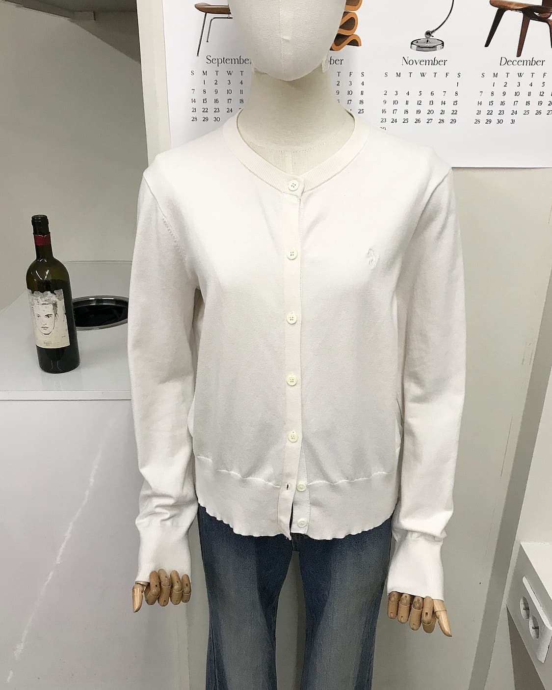 폴로 라운드 가디건 상품이미지8