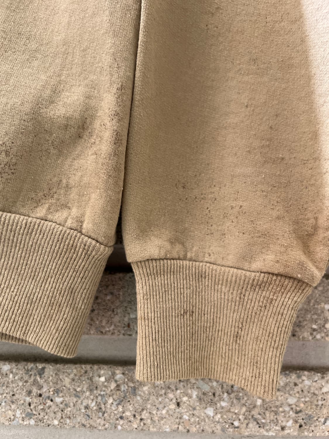 [M]오리지널 U.S ARMY 미군 베이지 스웻셔츠 상품이미지4