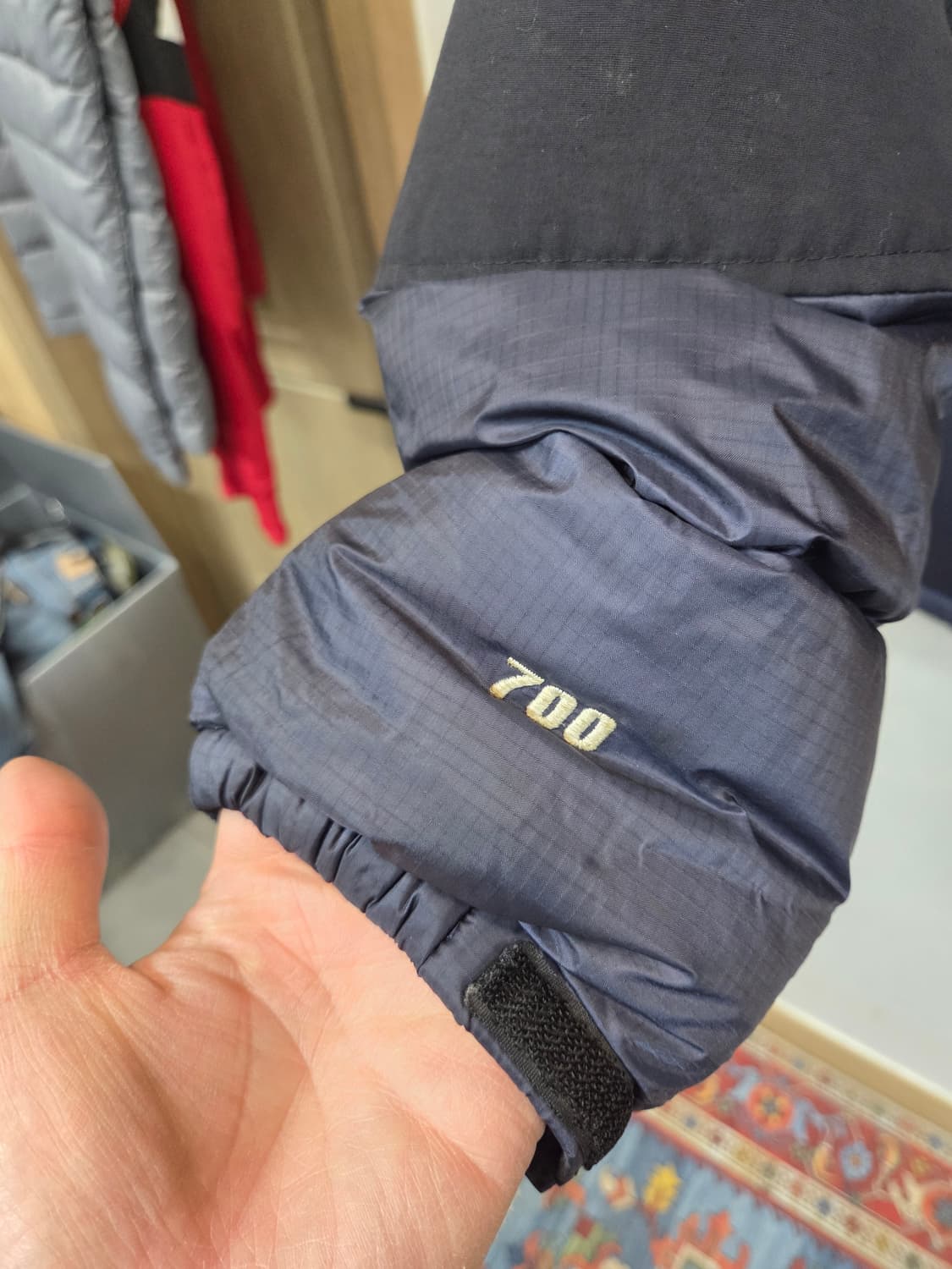 노스페이스 윈드스토퍼 700 구스다운 패딩 m 상품이미지6