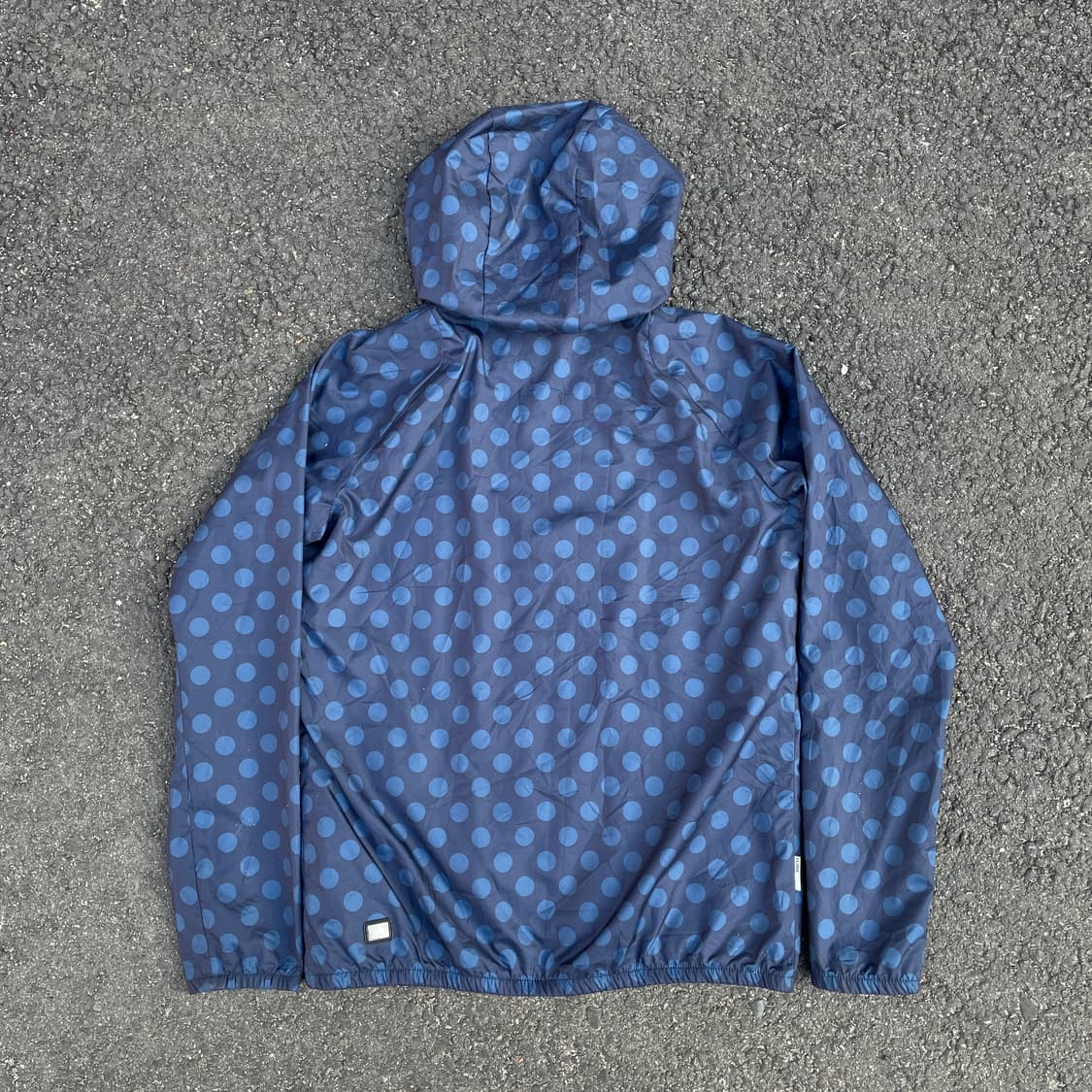 아디다스 대대장 땡땡이 도트 핑크 로고 바람막이 y2k 트랙자켓 L 상품이미지5