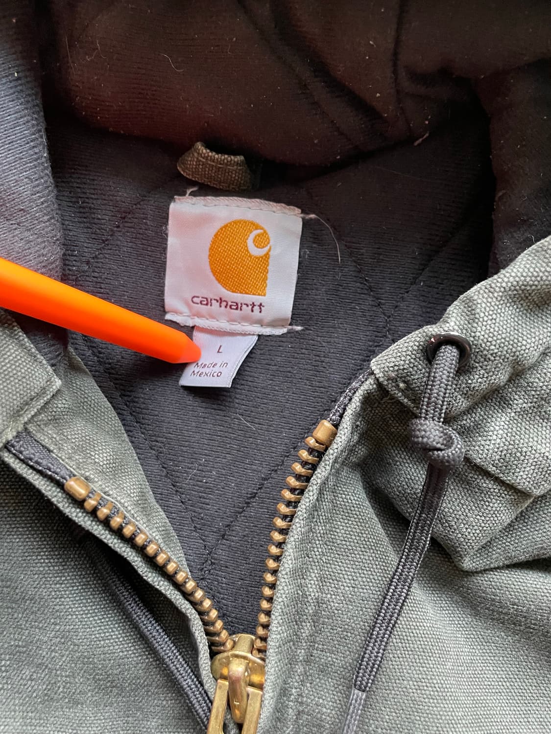 칼하트 j130 mos 모스 액티브 샌드스톤 상품이미지5