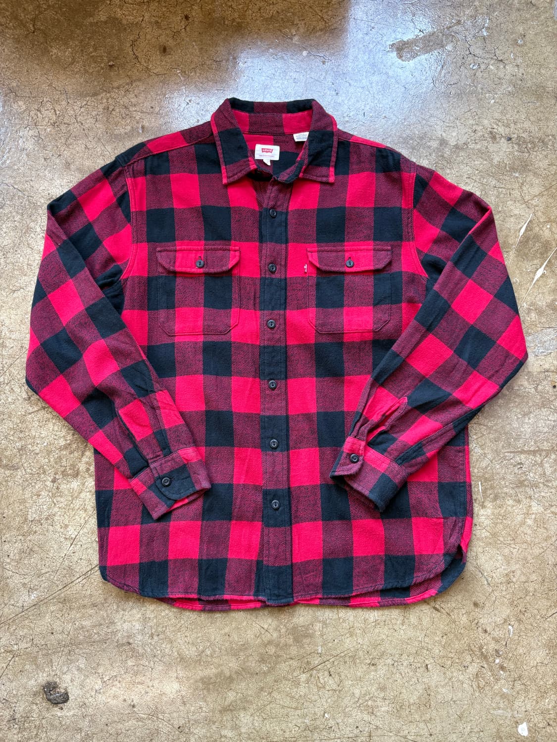 리바이스 타탄 체크 플란넬 셔츠 상품이미지1