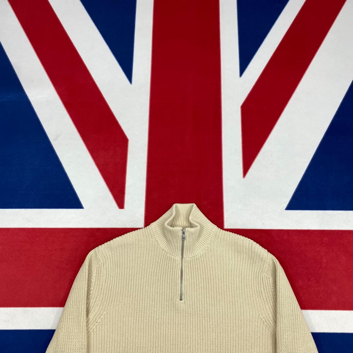 자라 반집업 니트 L 실측 XL  상품이미지2