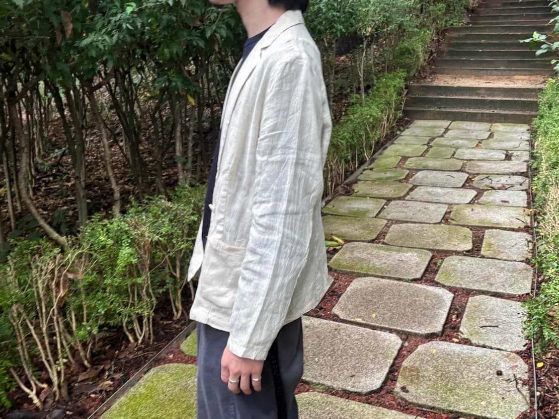 Linen One Button Blazer 상품이미지2