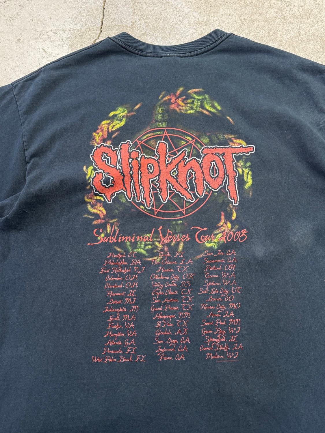 00s Slipknot 빈티지 밴드 티셔츠 상품이미지6