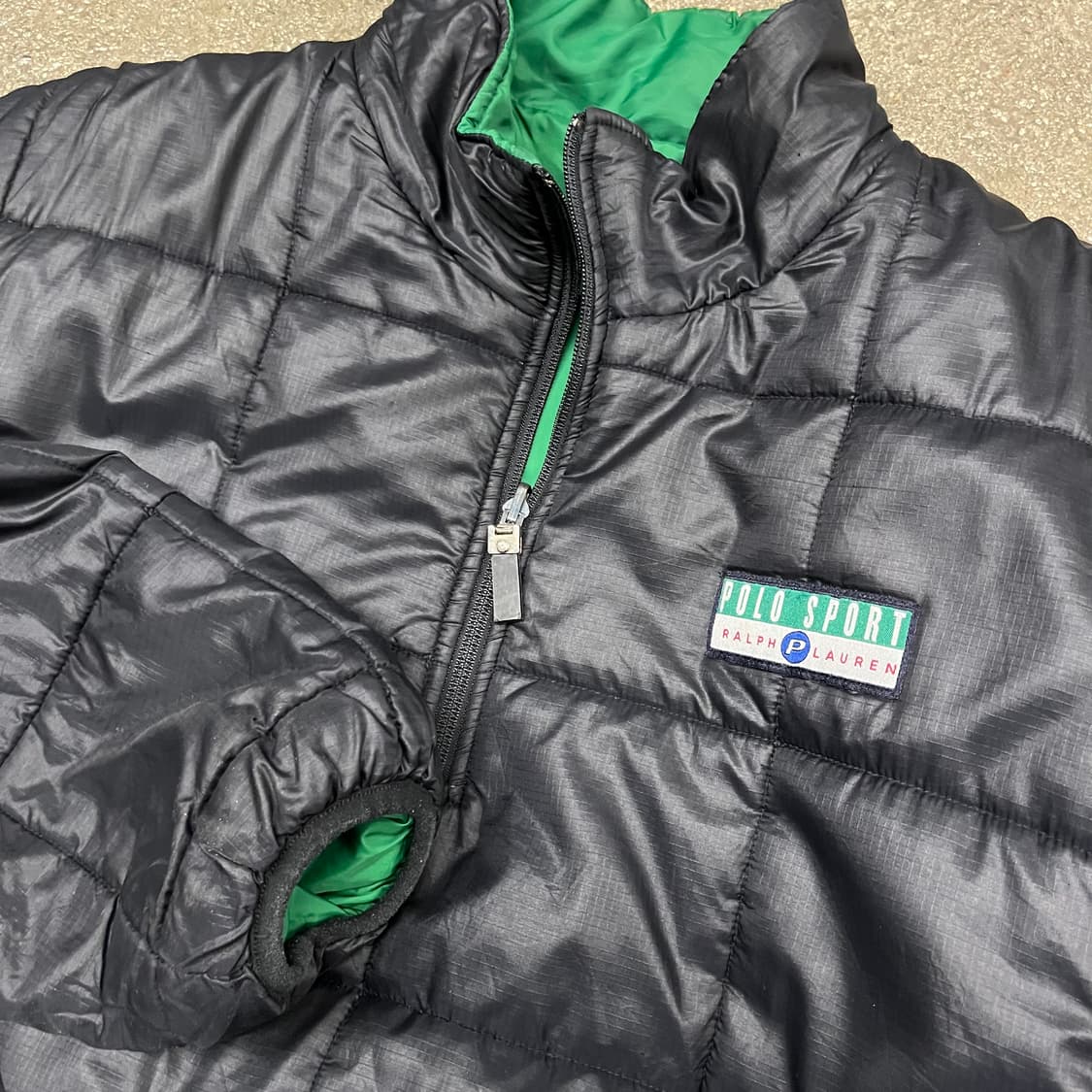 90s 폴로스포츠 리버시블 패딩 자켓 (110) 상품이미지5