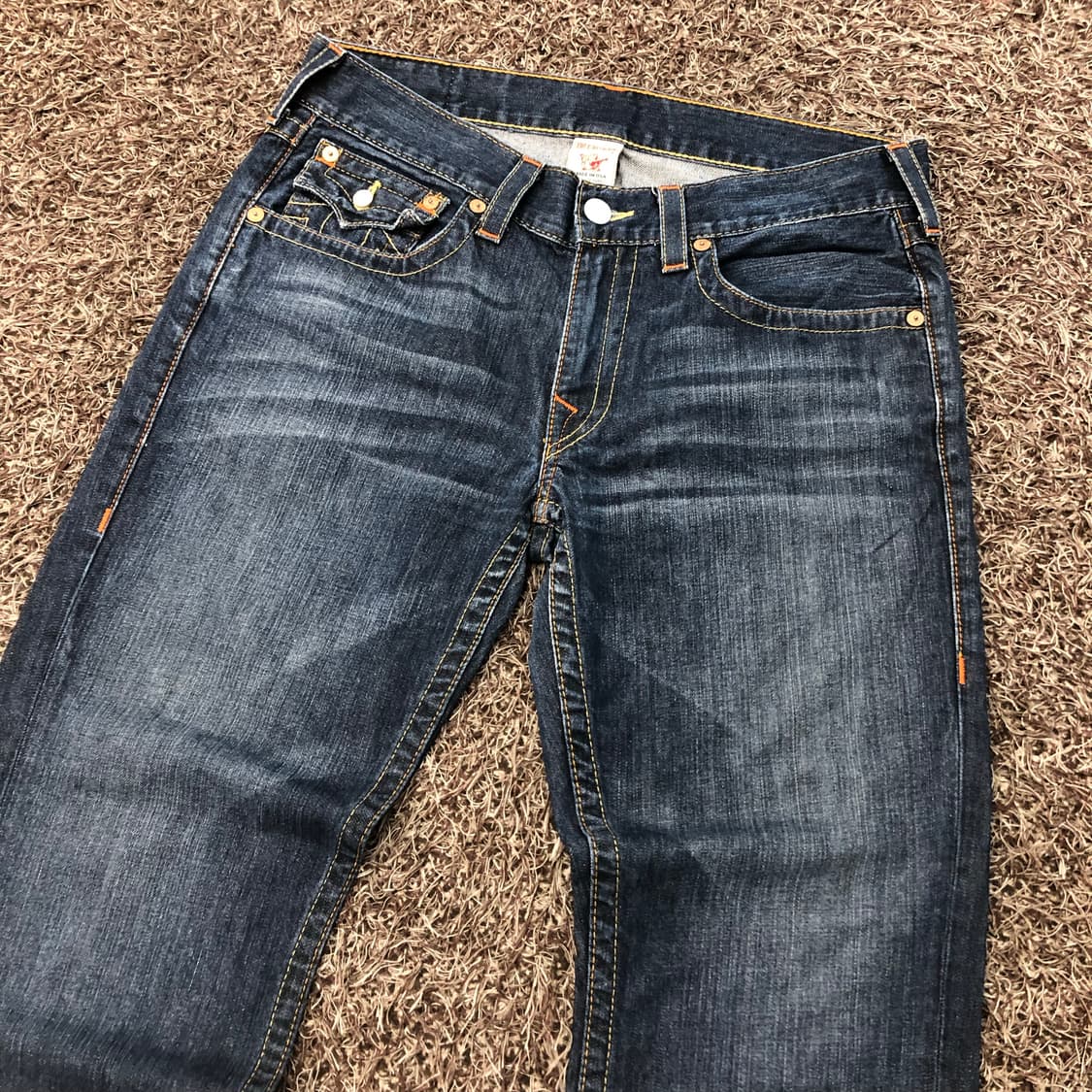 트루릴리전 부츠컷 워싱 데님 팬츠 상품이미지3