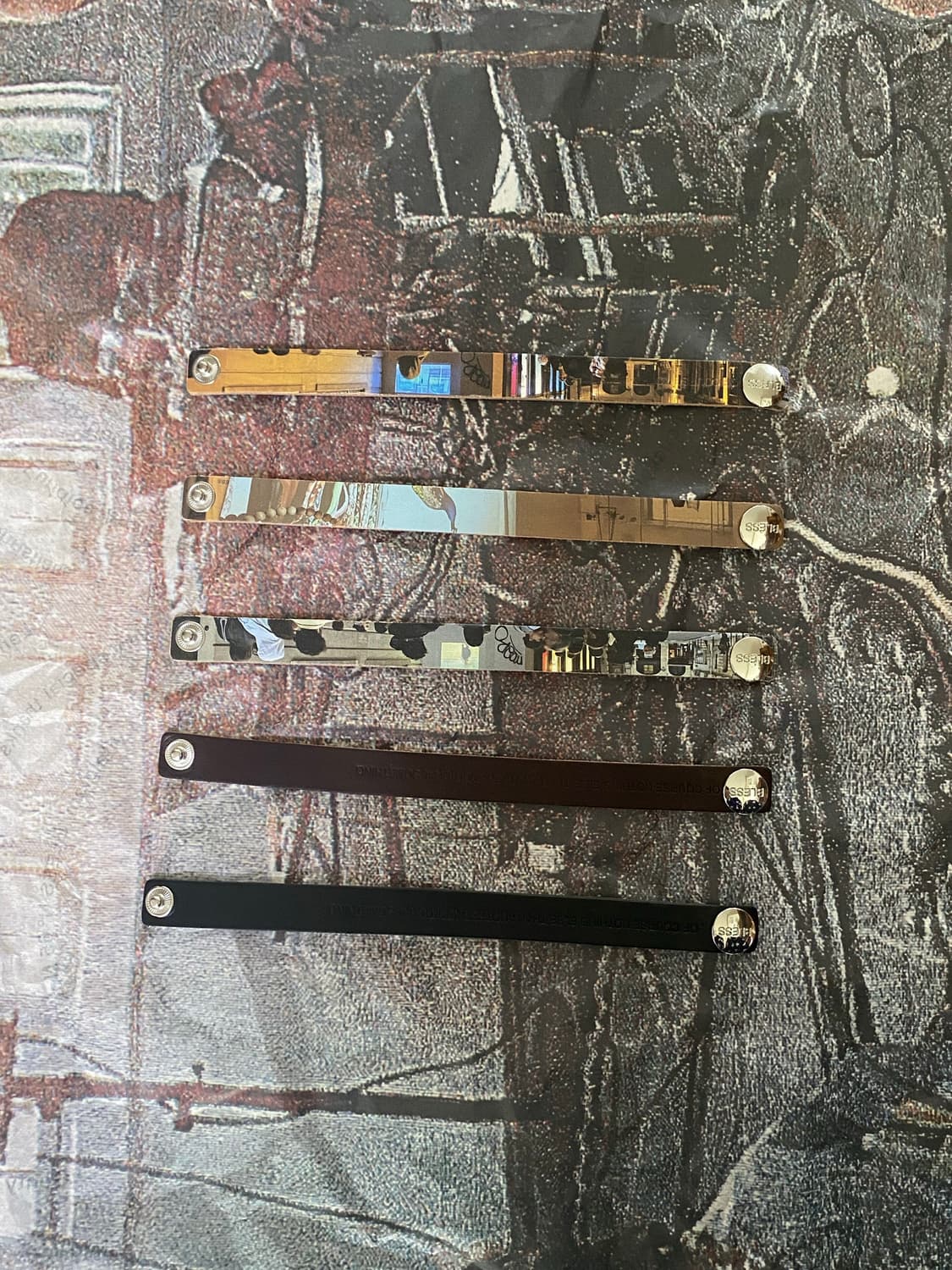 Bless leather bracelet 상품이미지1