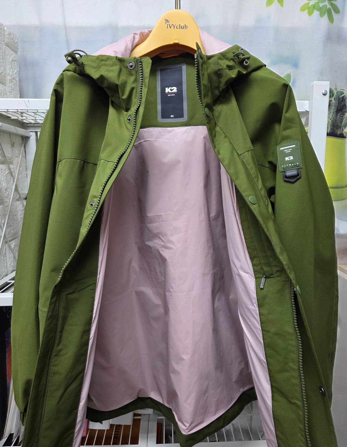 K2 여성바람막이 등산복 90/55 어썸도어 플라이워커 방풍자켓 WM35 상품이미지6