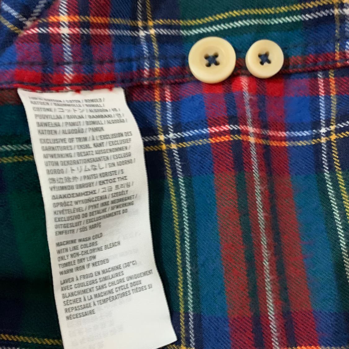 S 아베크롬비 머슬핏 플란넬 체크 셔츠 남방 상품이미지5