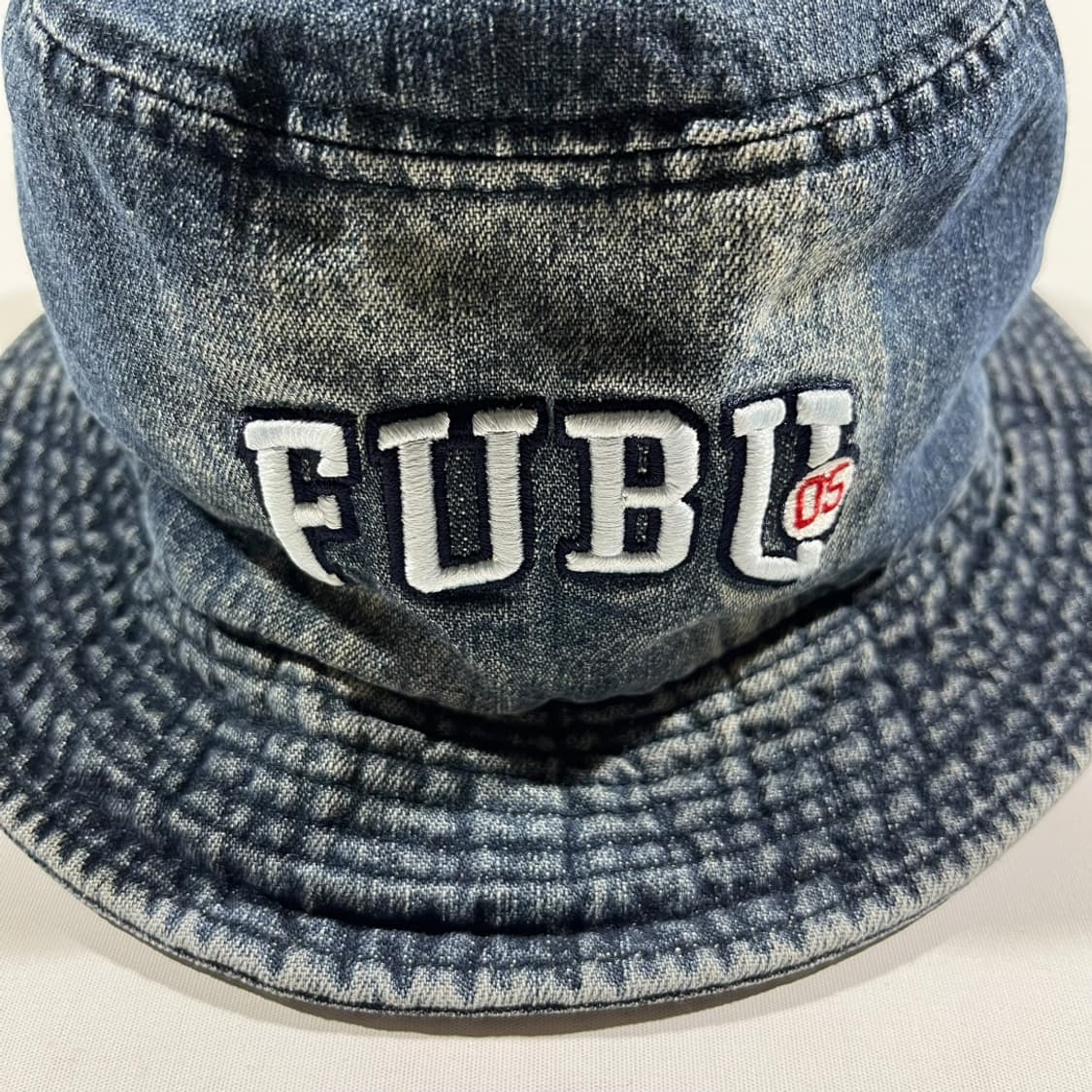 [FUBU] 후부 워싱 데님 버킷햇 상품이미지3