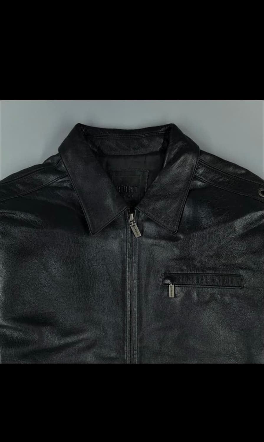 EIGEN 블랙 램스킨 싱글레더 가죽자켓 상품이미지2