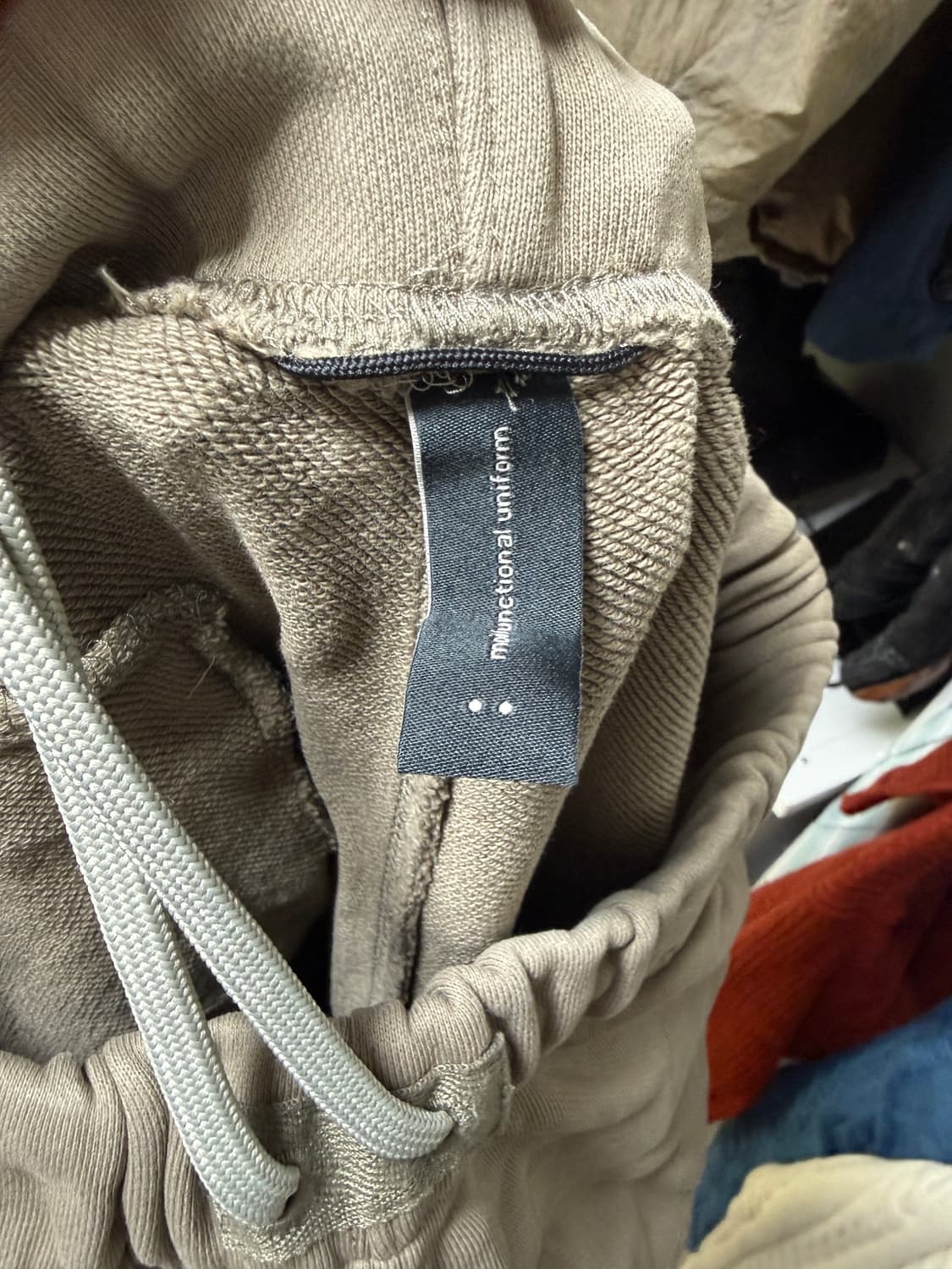 [2] AW23 모이프 스웻 셋업 올리브 그레이 상품이미지7