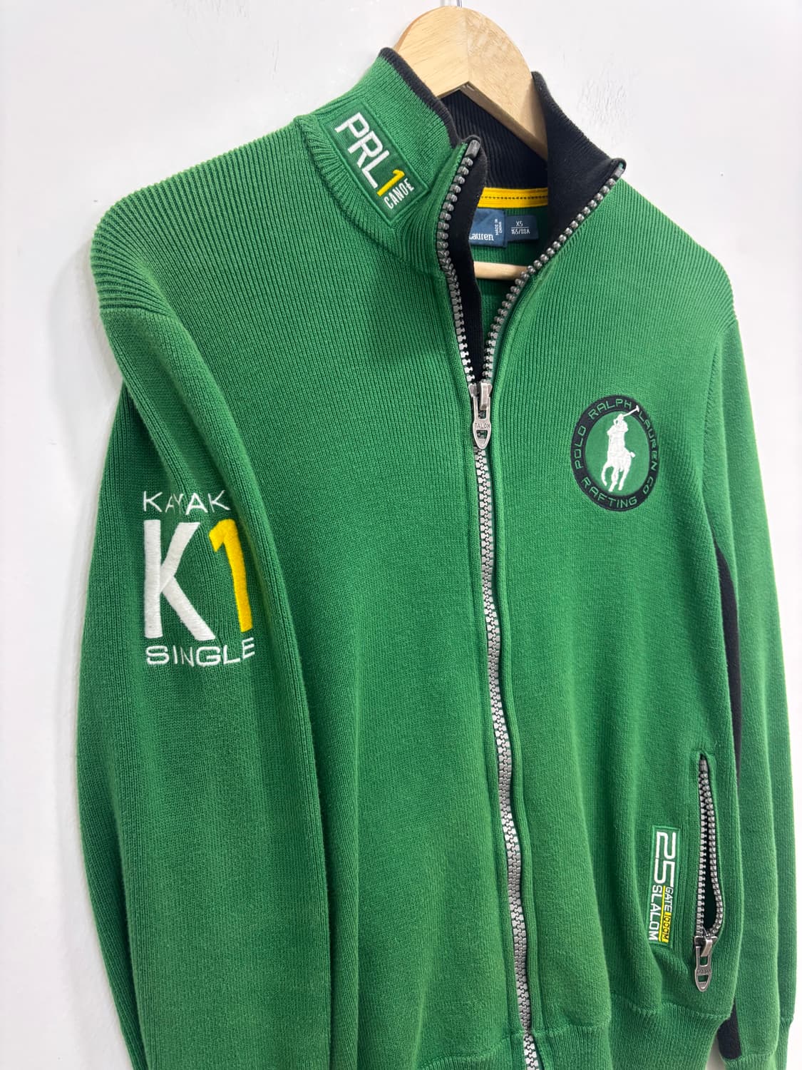 폴로 코튼 니트 집업 자켓 상품이미지9