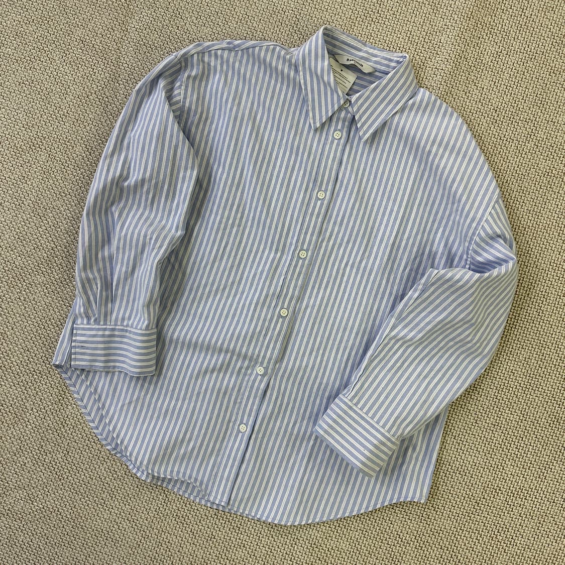 S 에잇세컨즈 스트라이프 릴레스핏 셔츠 0331D 상품이미지1