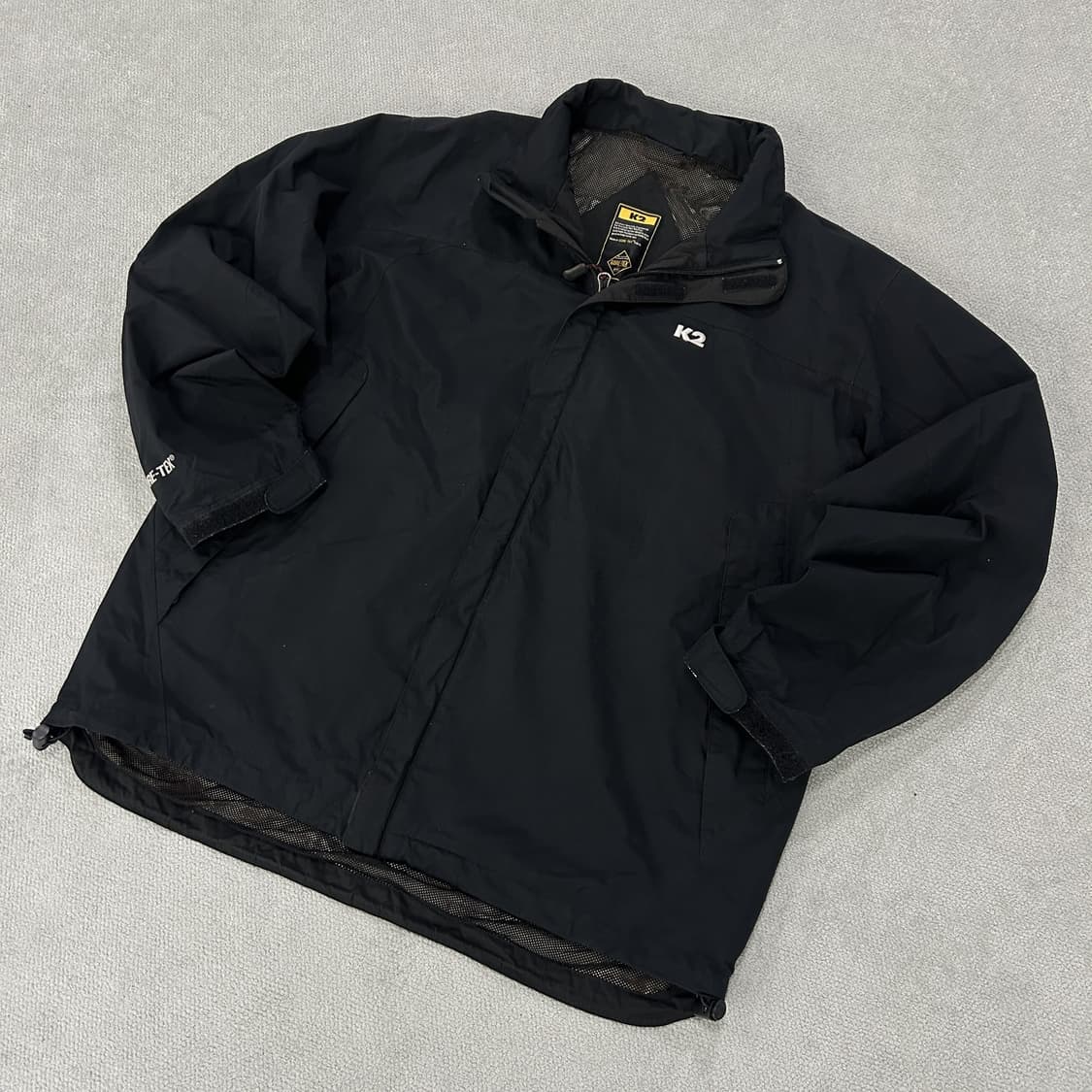K2 고어텍스 블랙 바람막이 자켓 L 상품이미지1